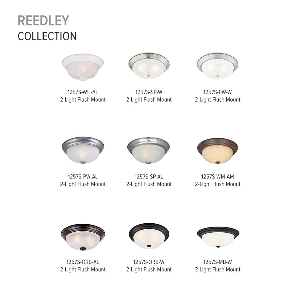 Obeten The 2-Light Flush Mount Ceiling Light, 11 Inch Lighting Fixture for Kitchen, Bedroom, Bathroom