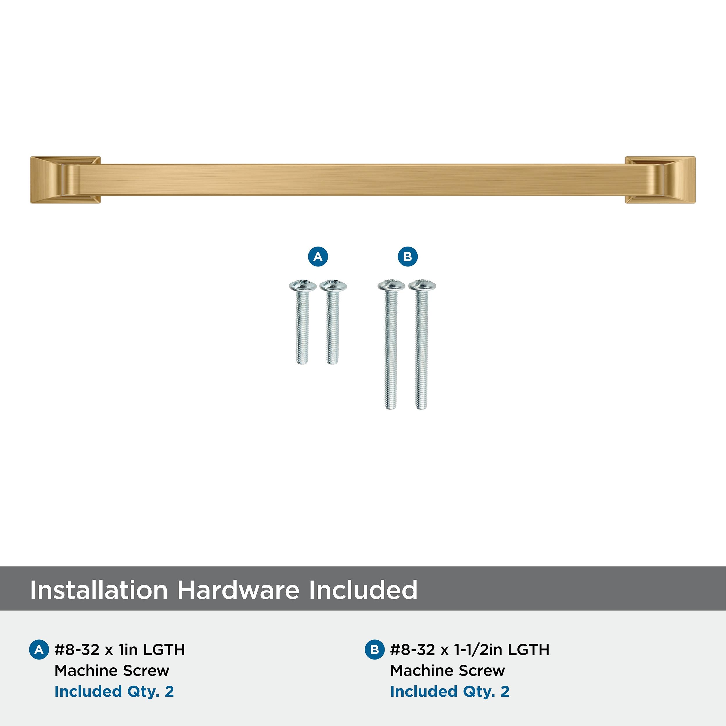 Amerock Westerly 7-9/16 inch (192mm) Center-to-Center Champagne Bronze Cabinet Pull