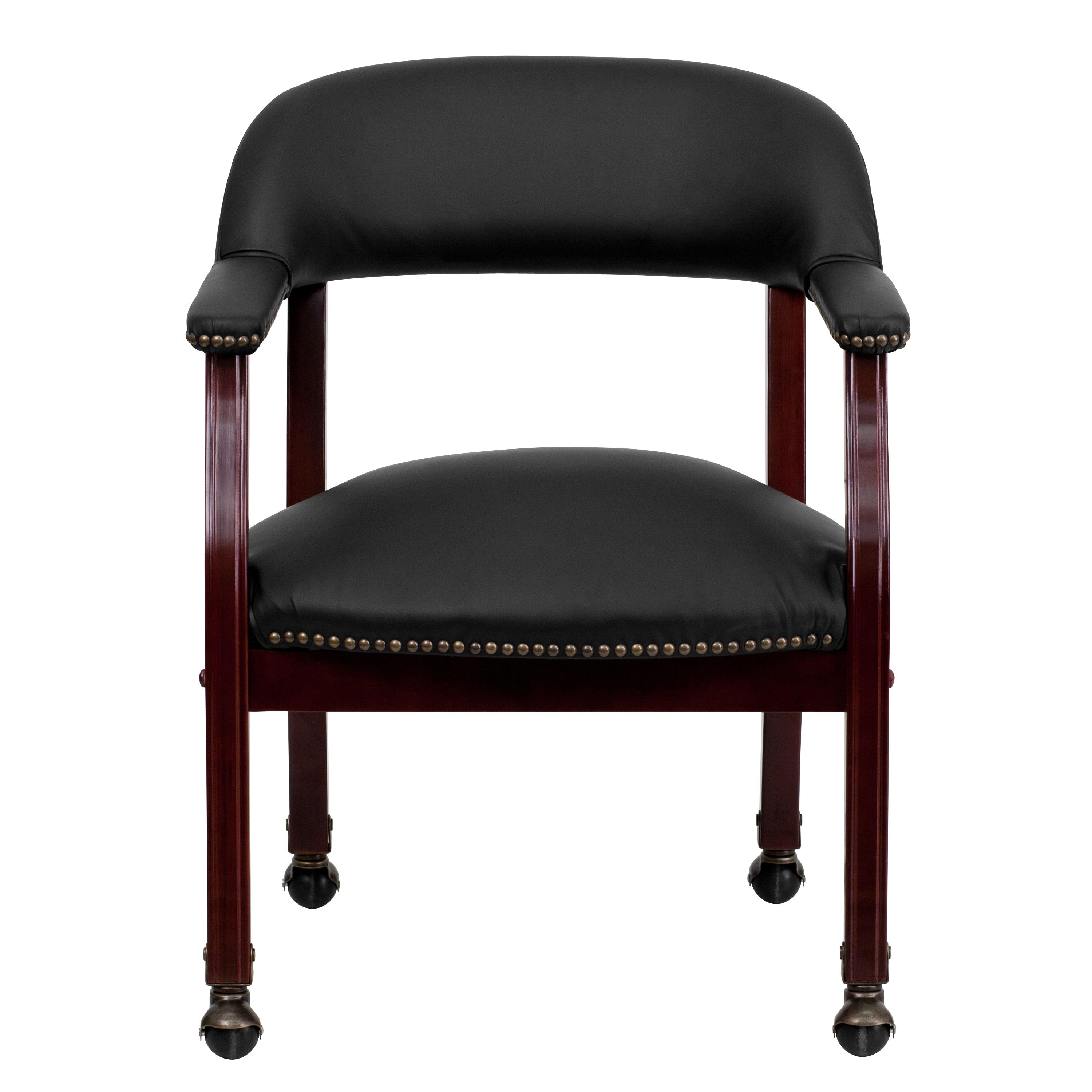 Flash Furniture Paulson Conference Chair with Accent Nail Trim and Casters