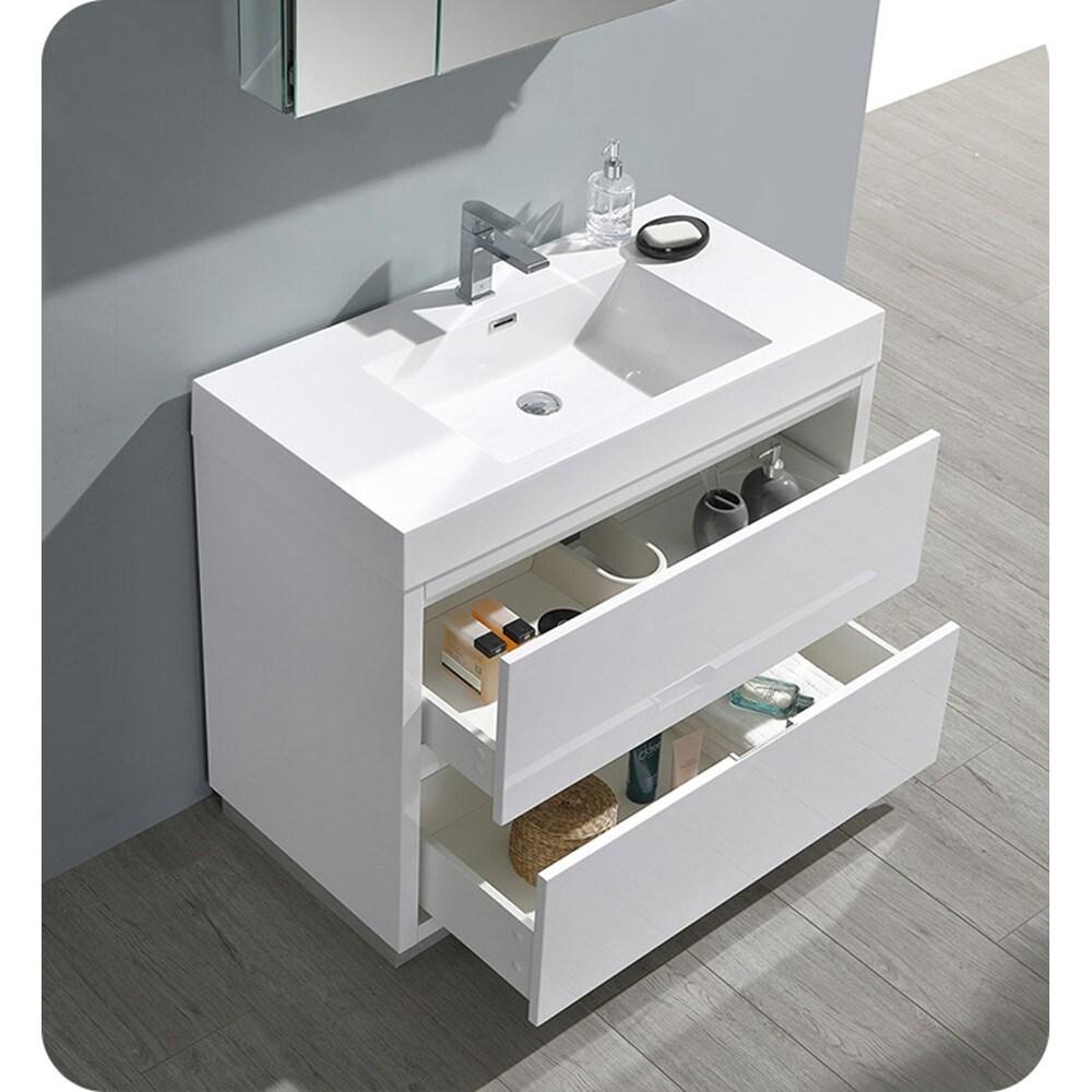 Valencia 40" Freestanding Single Sink Bathroom Vanity with Top and Sink (Faucet Not Included)