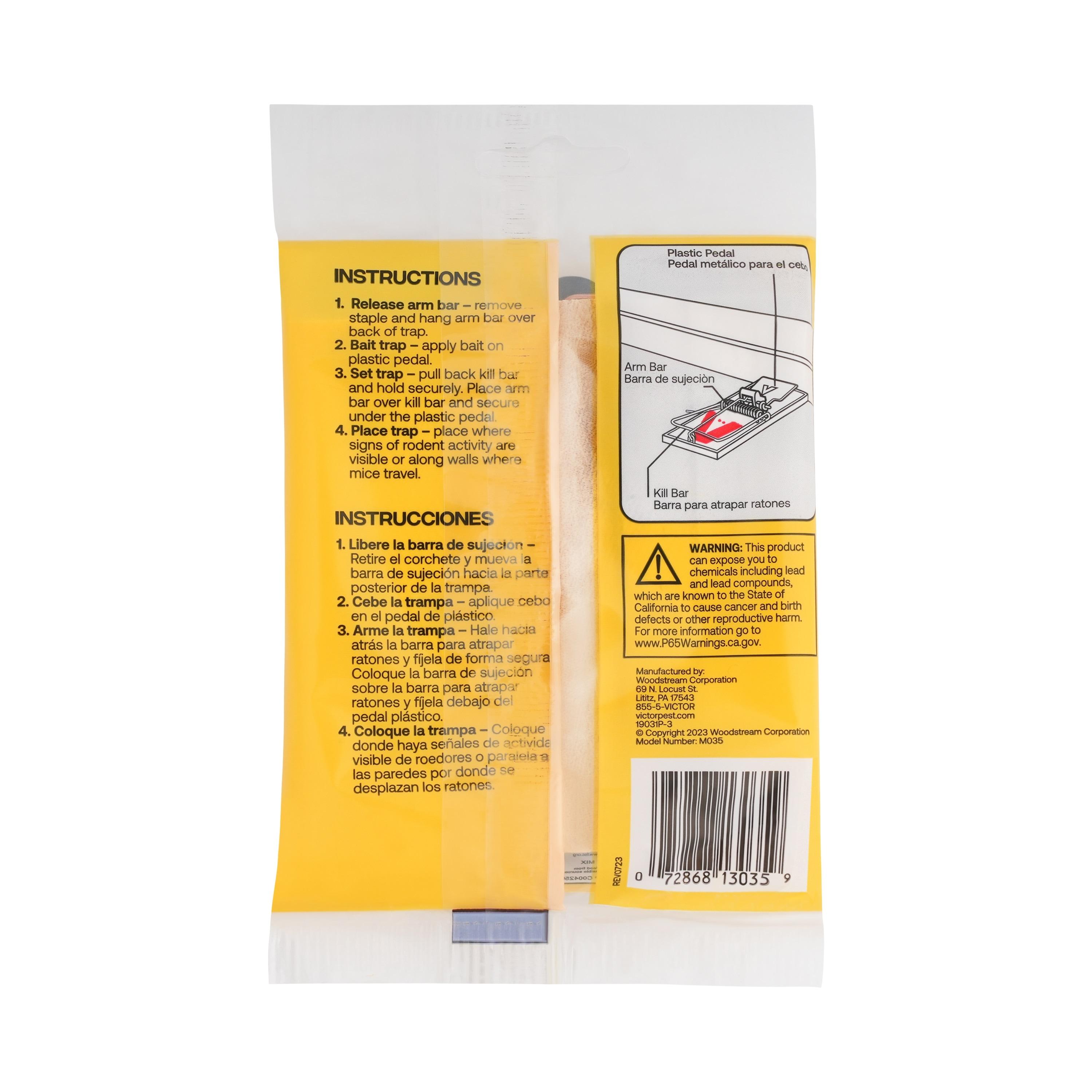 Victor Easy Set Mouse Traps - 2pk