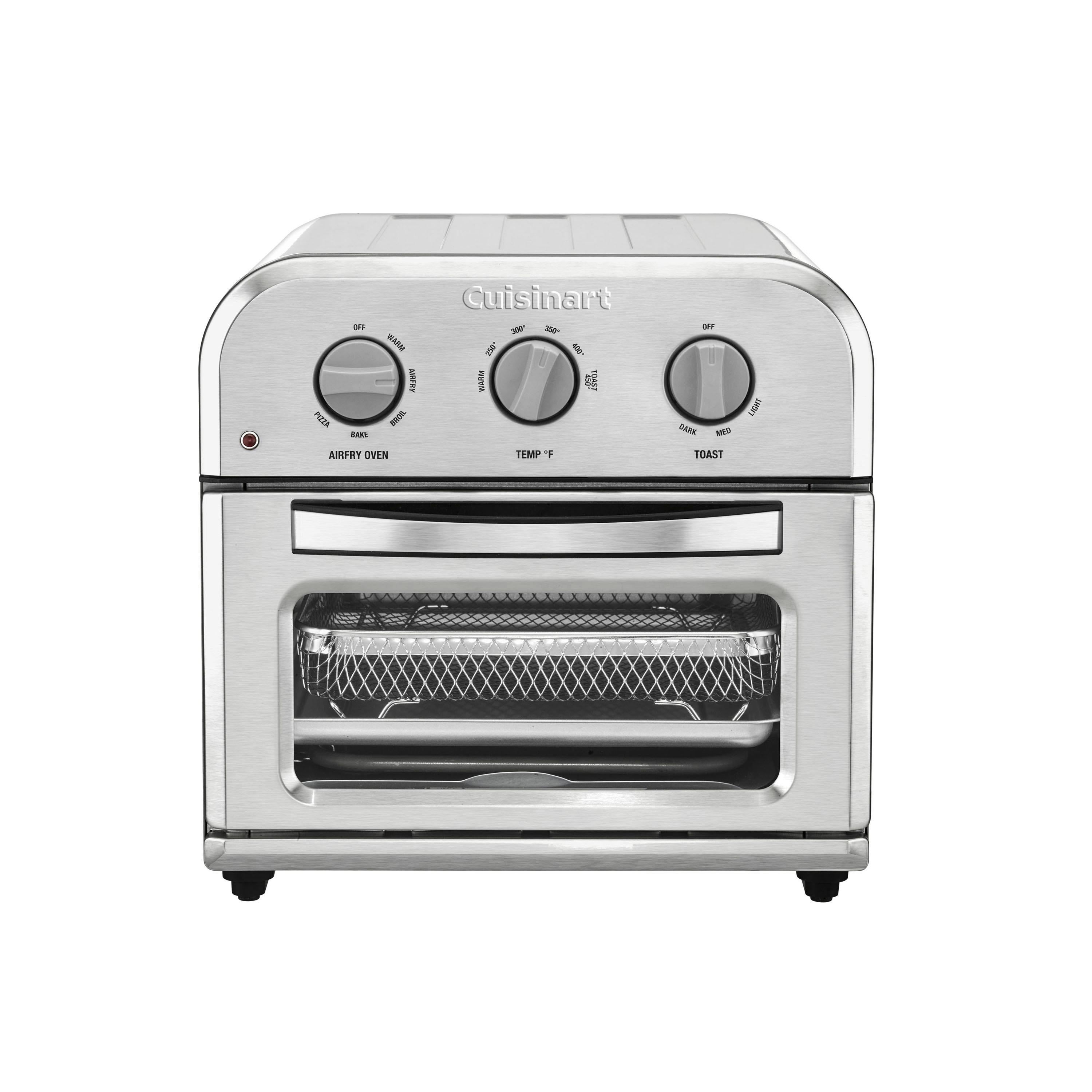 Cuisinart Compact Air Fryer Toaster Oven, 1800-Watt Motor with 6-in-1 Functions and Wide Temperature Range