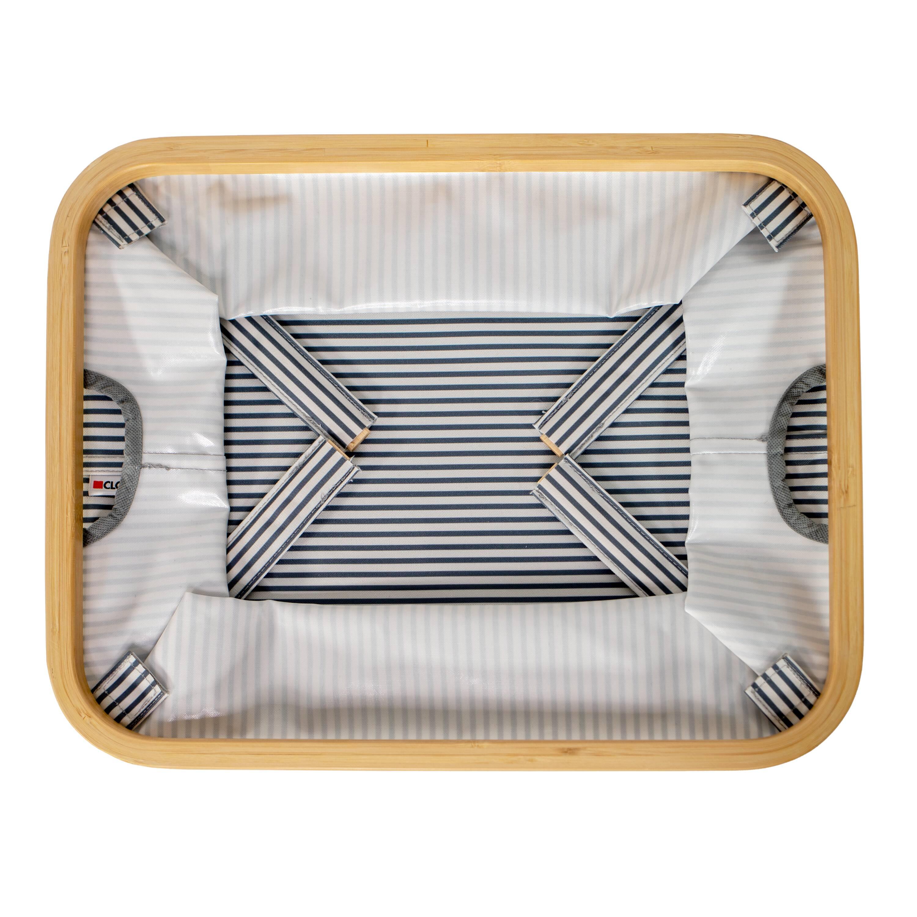 ClosetMaid Bamboo Frame Fabric Laundry Storage Bins, 2-Pack