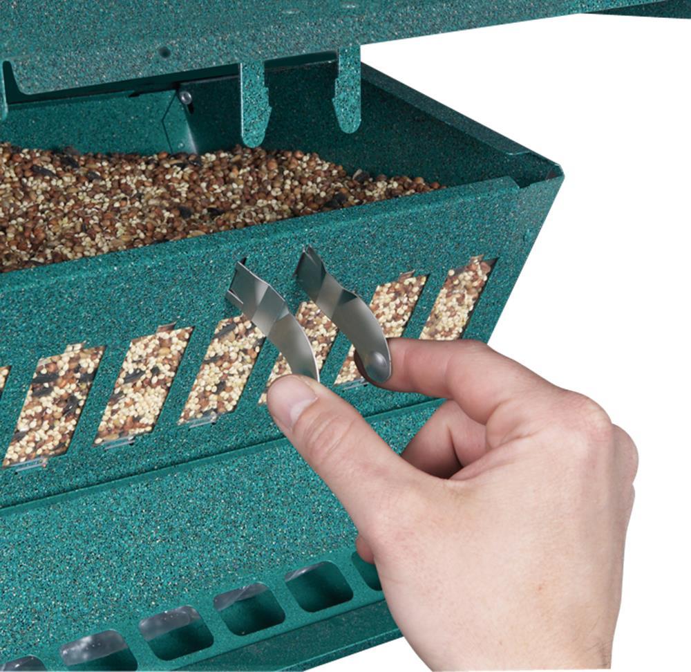 Woodlink Green Absolute II Squirrel Proof Bird Feeder - 12 lbs