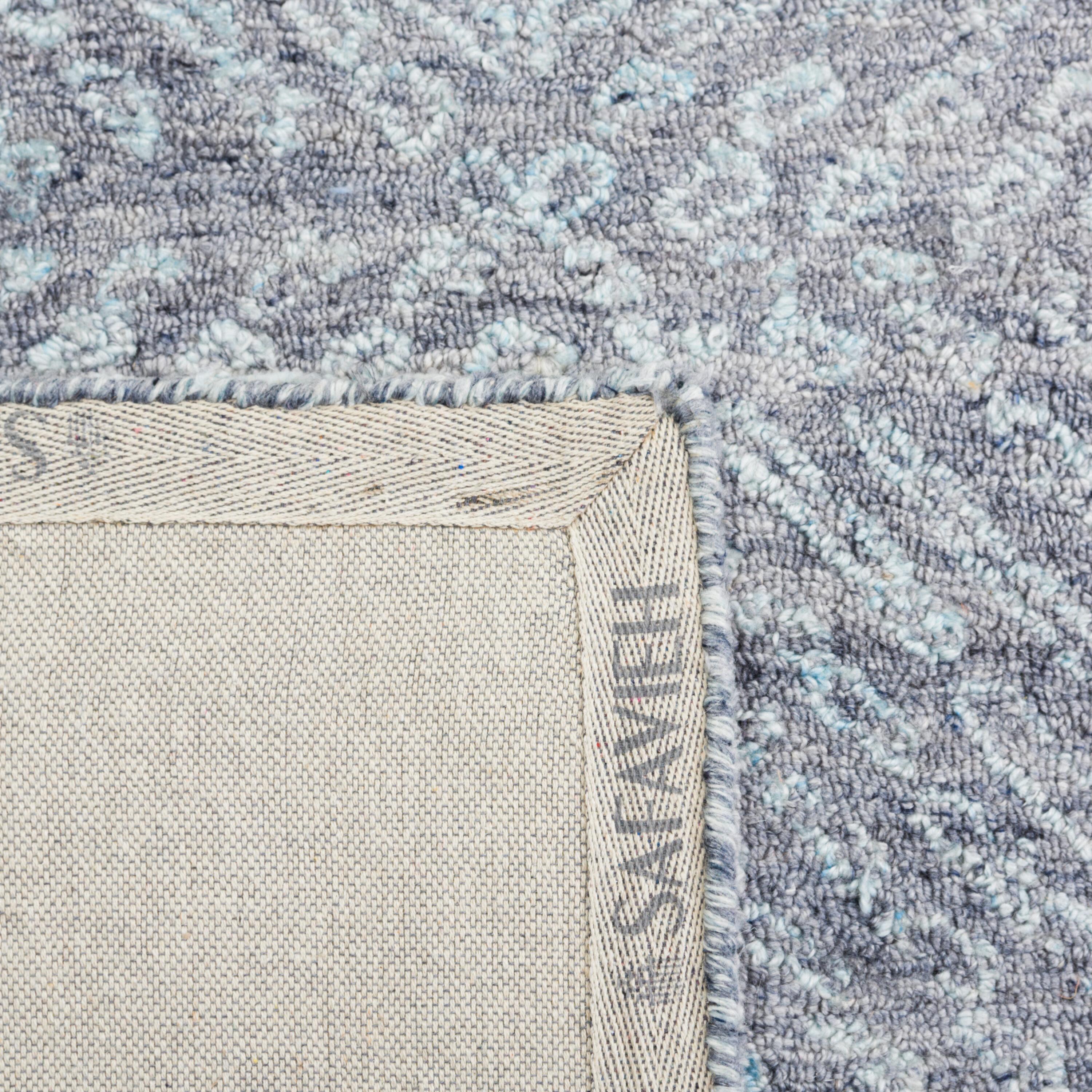 George Oliver Abstract Hand Tufted Performance Geometric Rug