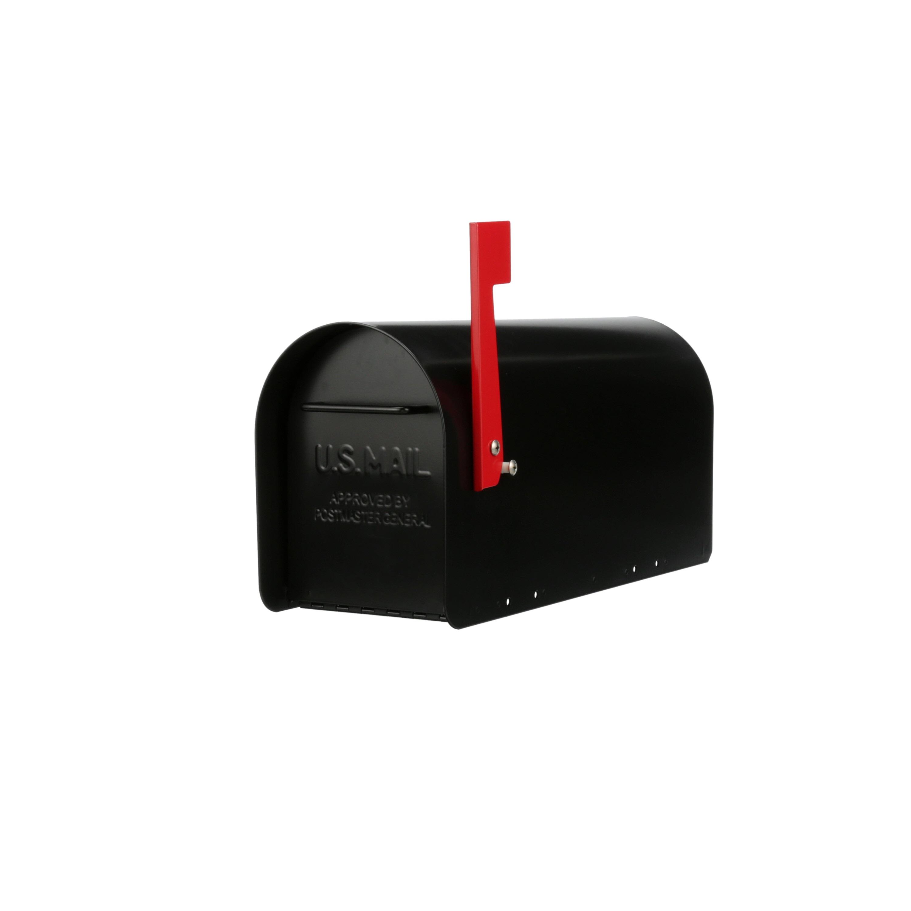 Architectural Mailboxes Ironside Post Mount Mailbox Black