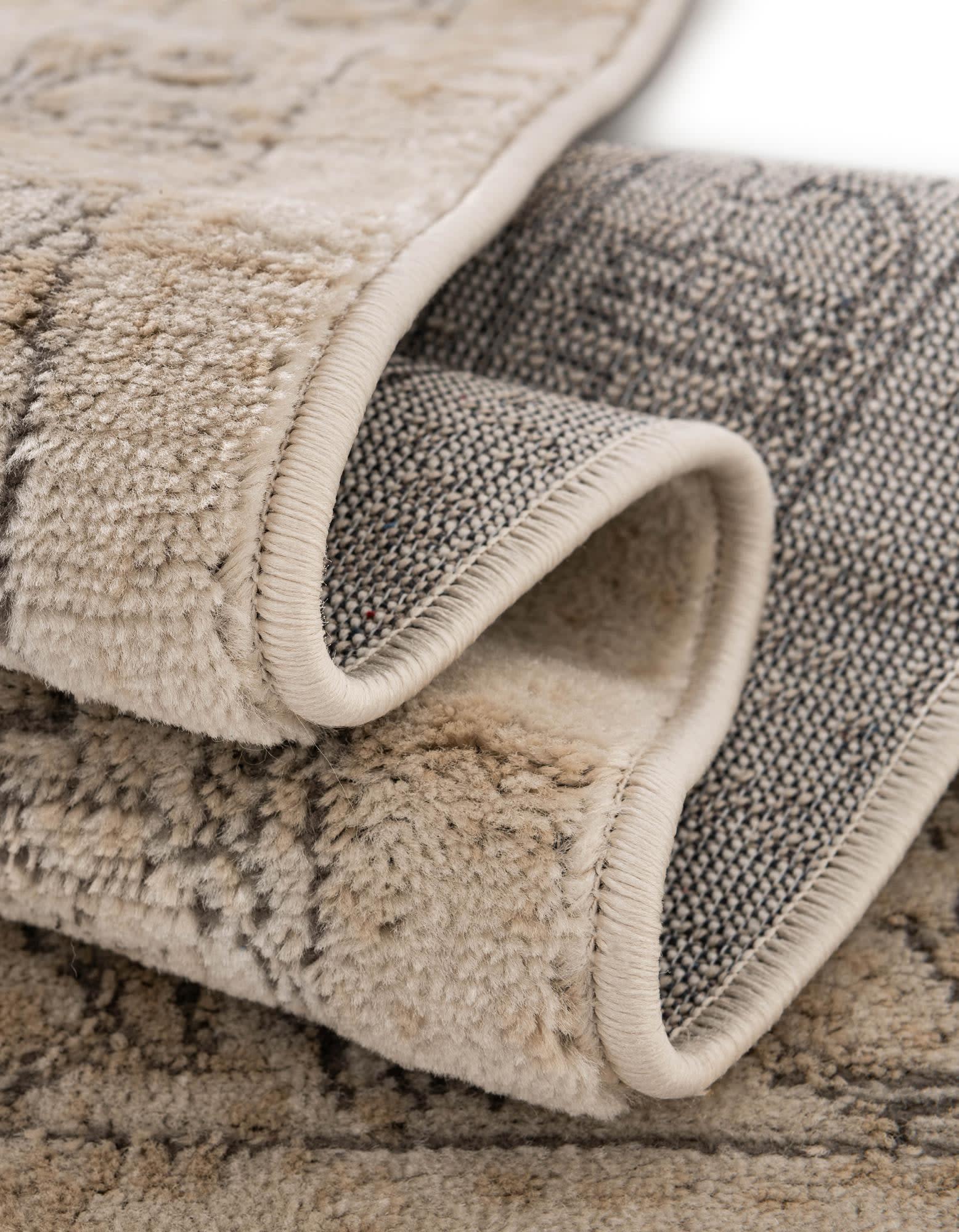 Unique Loom Portland Collection Area Rug - Albany (10' x 14' 1" Rectangle Ivory/Beige)