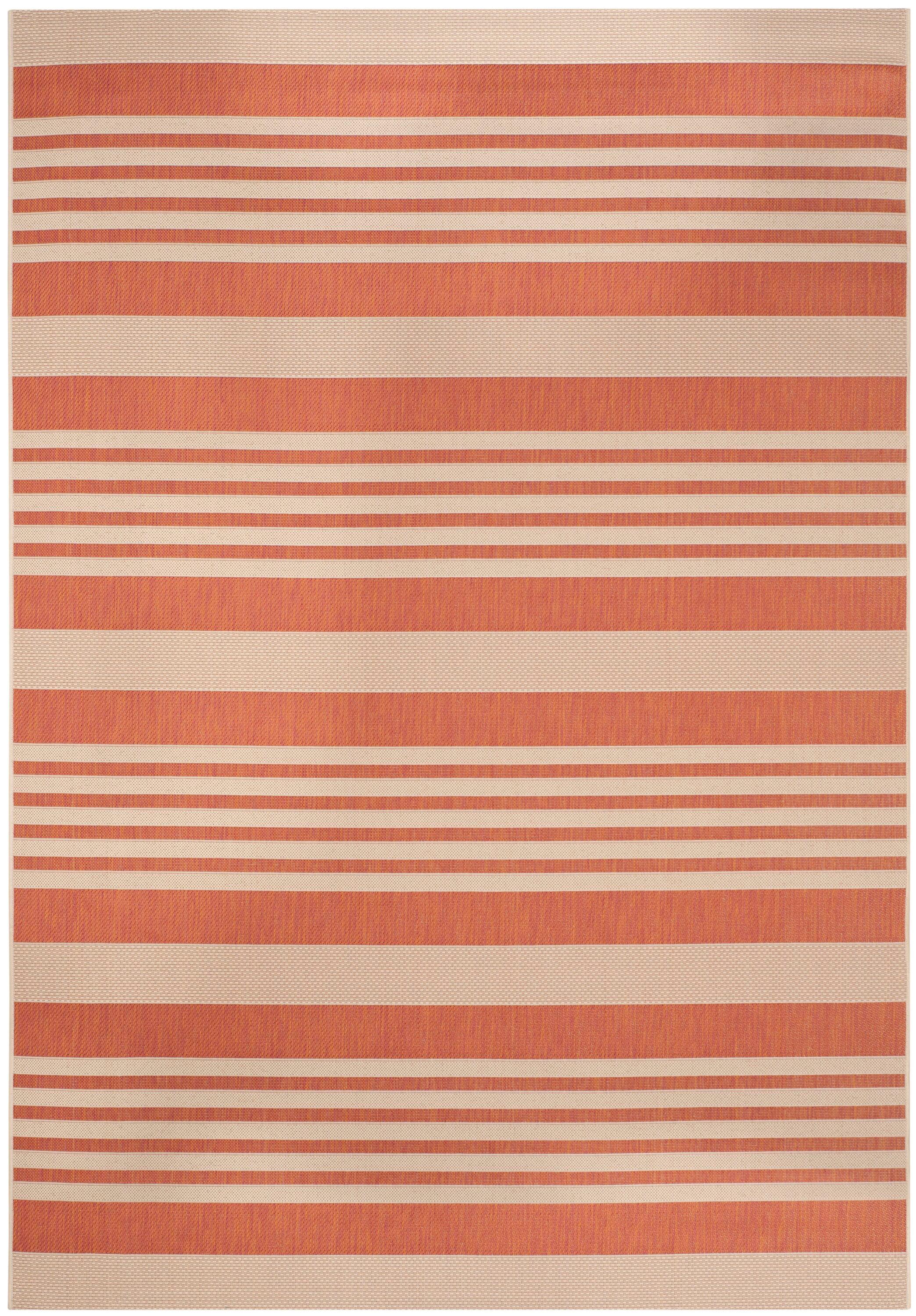Courtyard CY6062 Power Loomed Indoor/Outdoor Area Rug - Terracotta/Beige - 8'x11' - Safavieh.