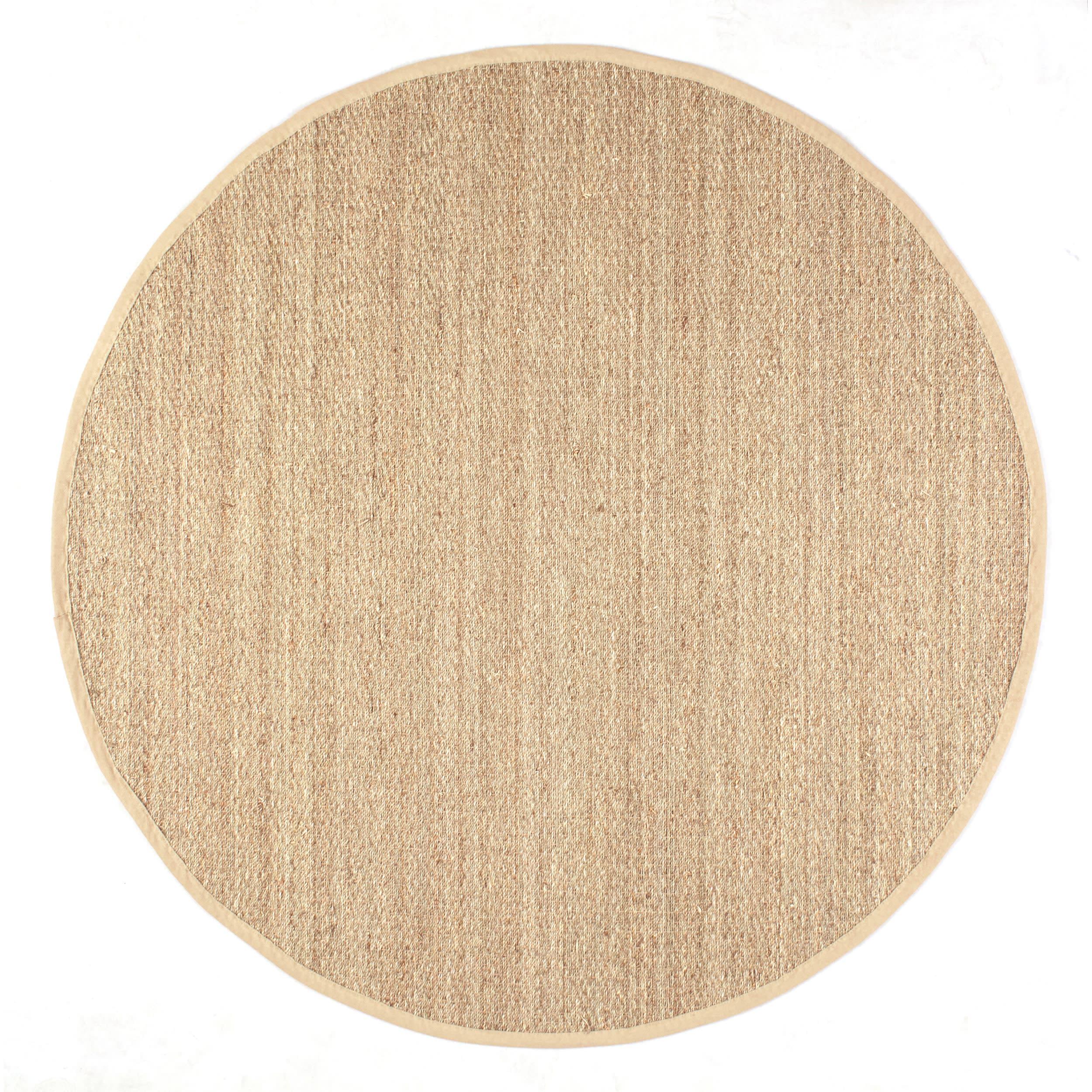 Nuloom Elijah Farmhouse Seagrass Indoor Area Rug, Round 4', Beige