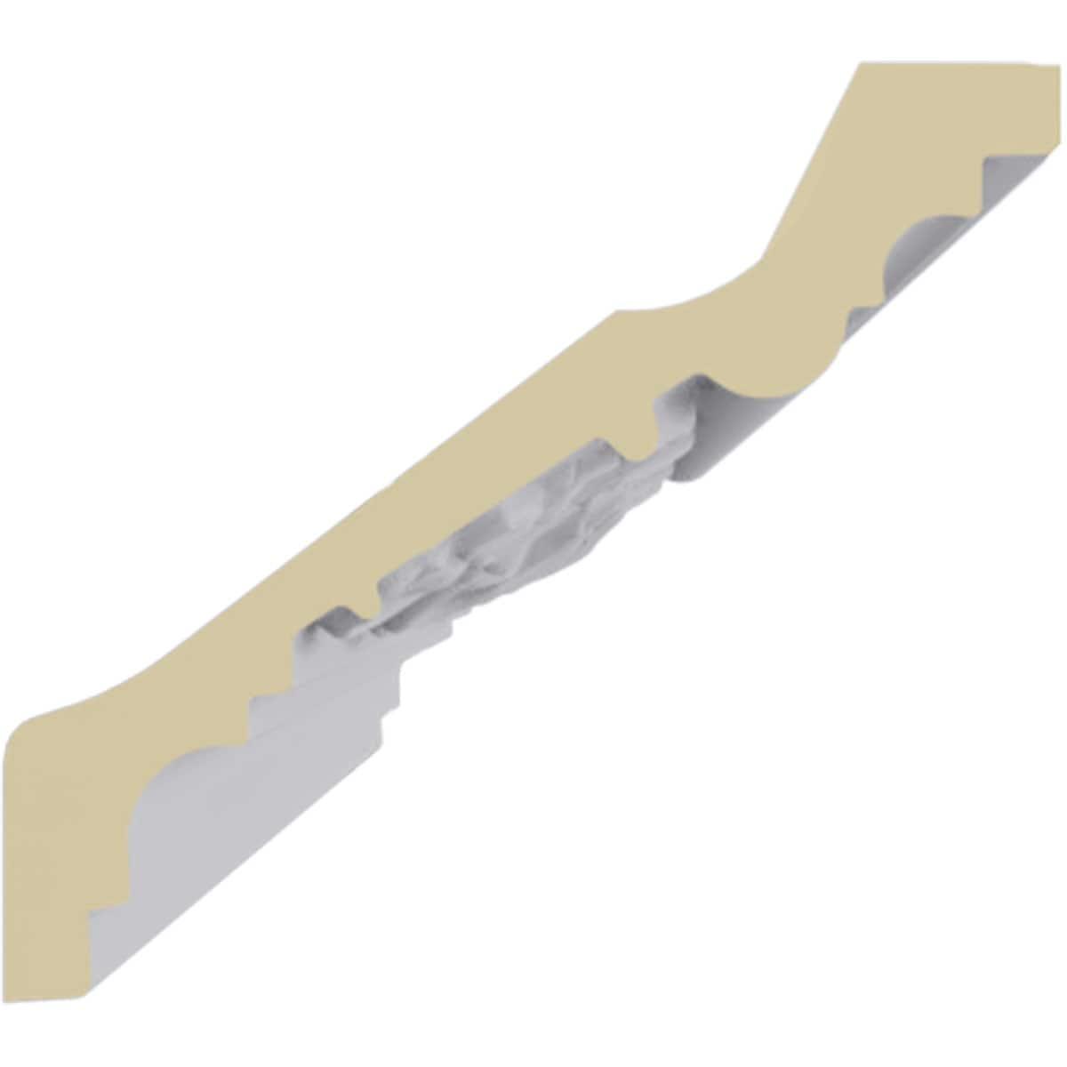 Ekena Millwork 3"H x 3 3/8"P x 4 1/2"F x 94 1/2"L Medway Crown Moulding