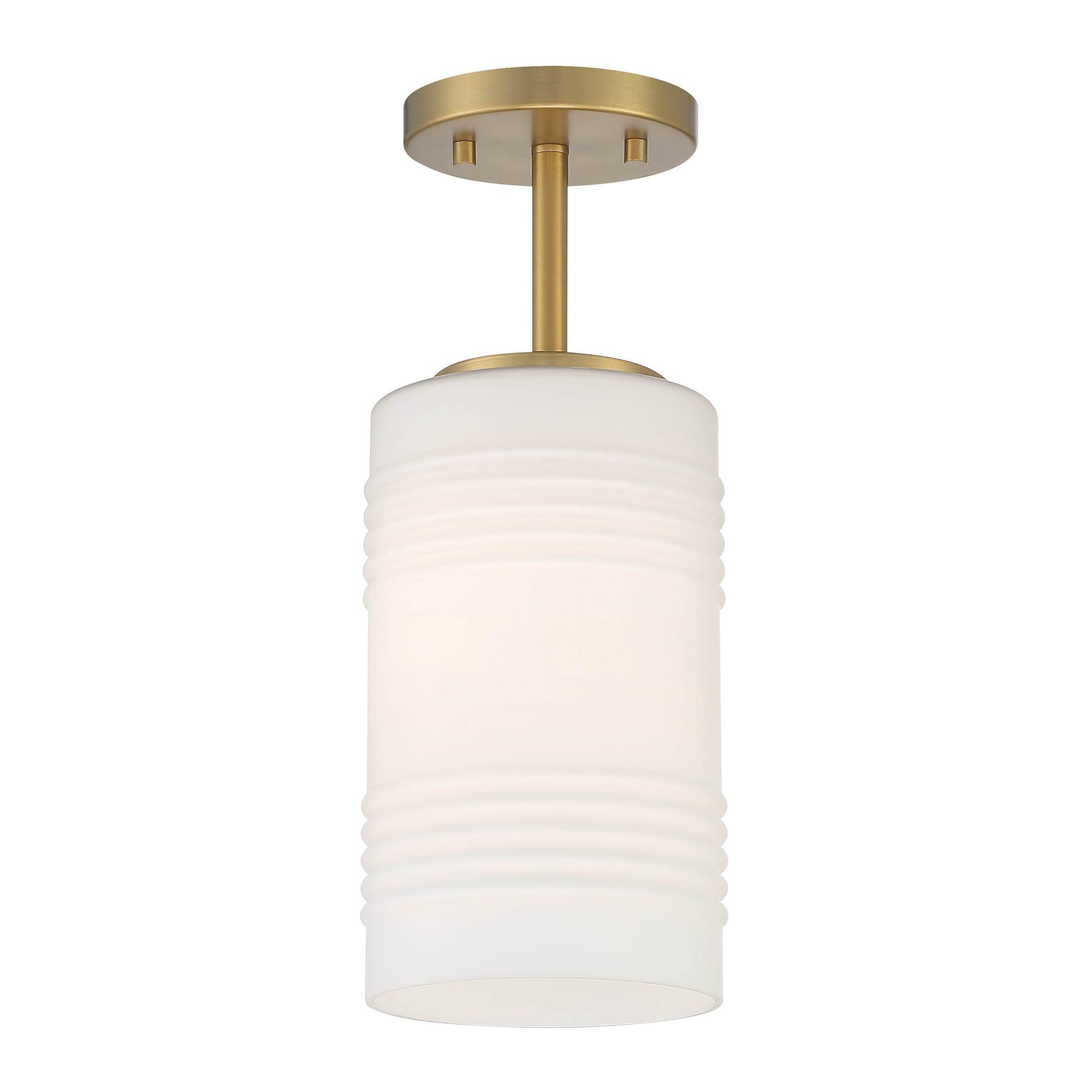 Designers Fountain Leavenworth 1 Light Brushed Gold SF Convertible, D257M-SF-BG