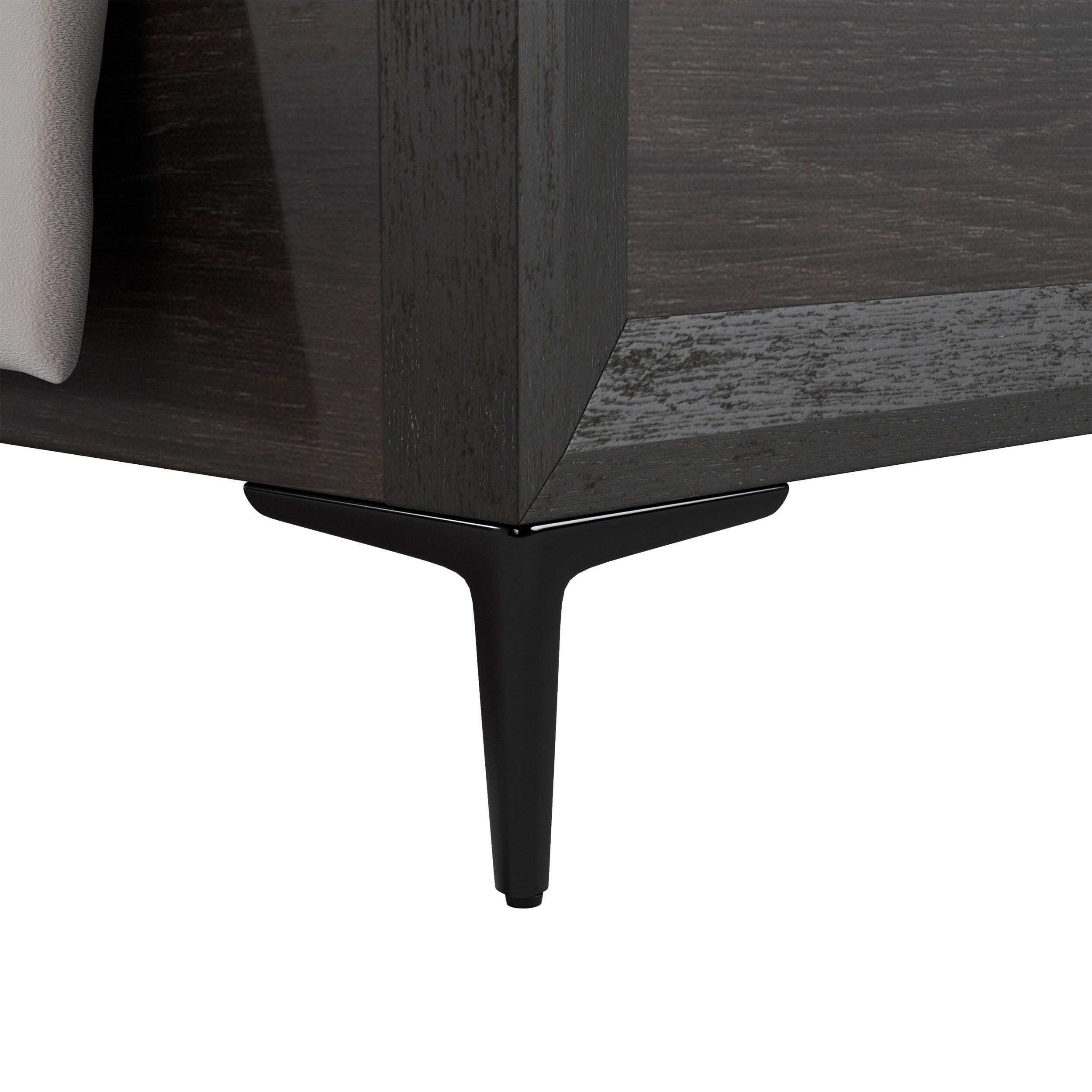 Furniture of America Brio Solid Wood Queen Panel Bed, Espresso