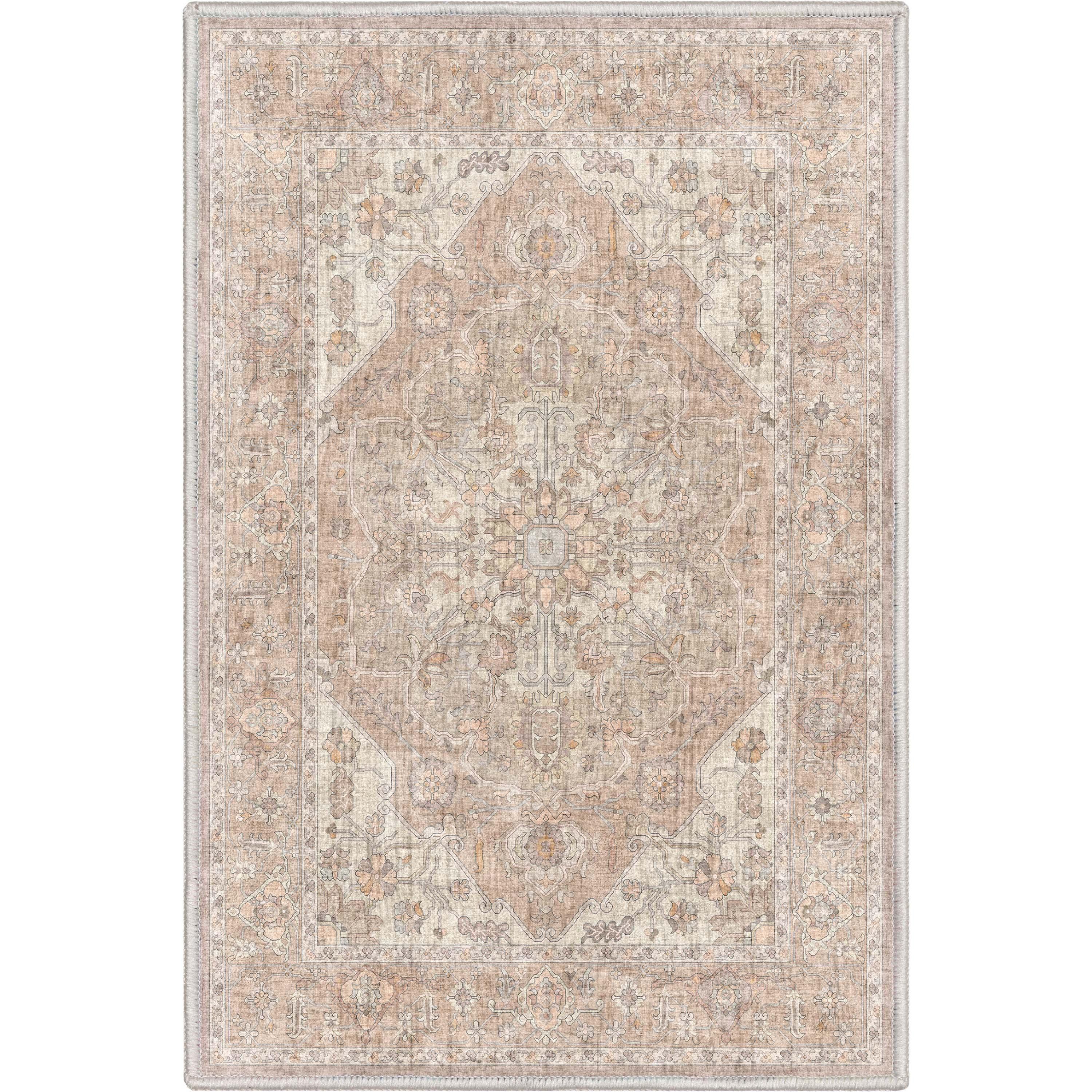Kehr Antigua Vintage Persian Oriental Beige Flat-Weave Rug