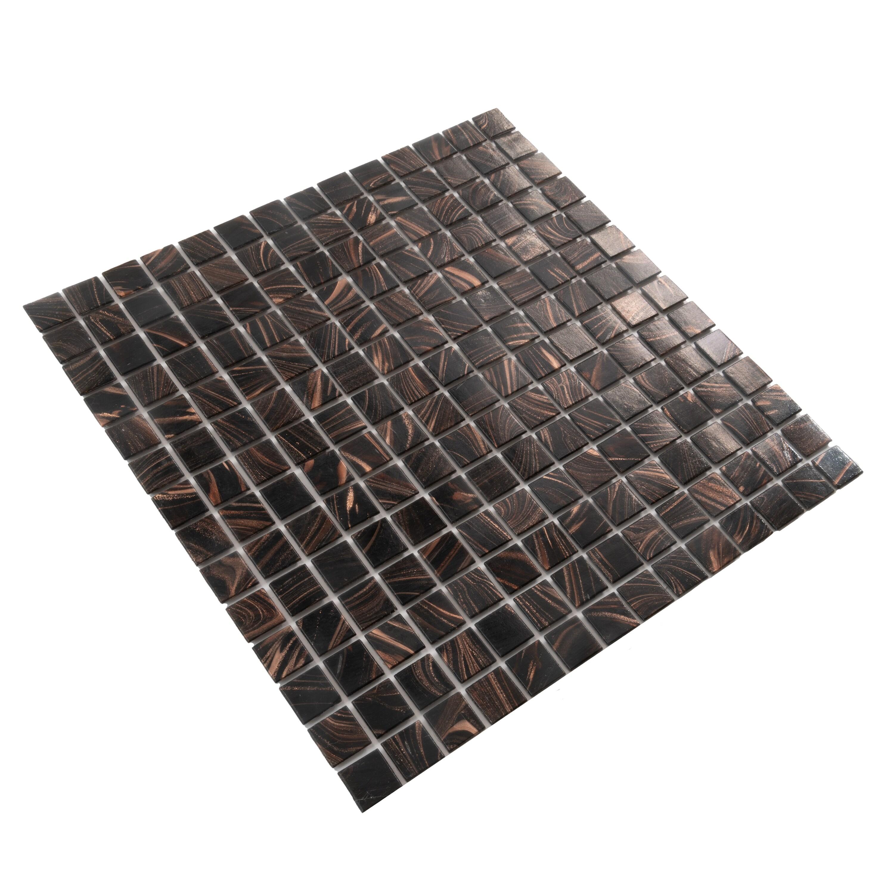 Celestial 0.8" x 0.8" Glass Grid Mosaic Wall & Floor Tile