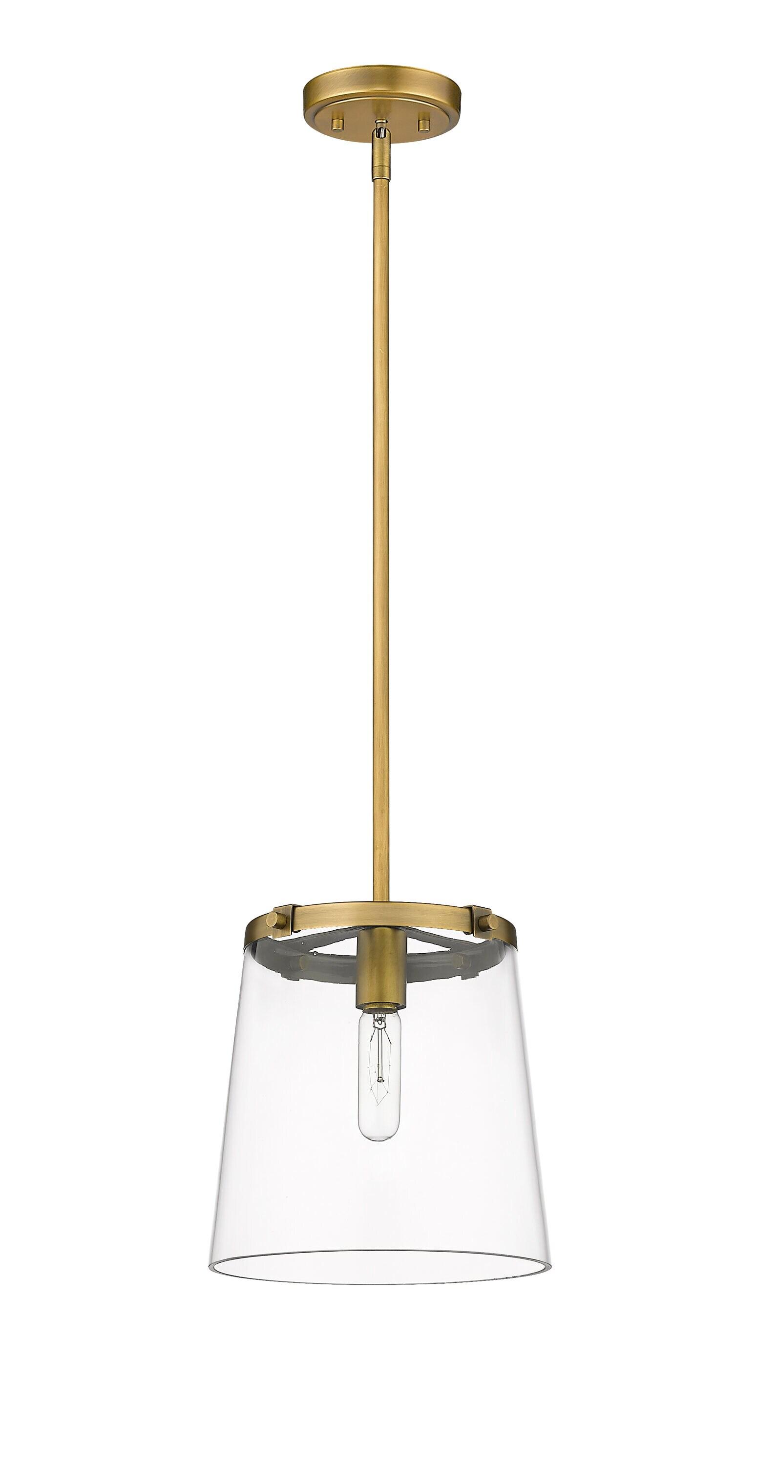 Z-Lite Callista 1 - Light Pendant in  Rubbed Brass
