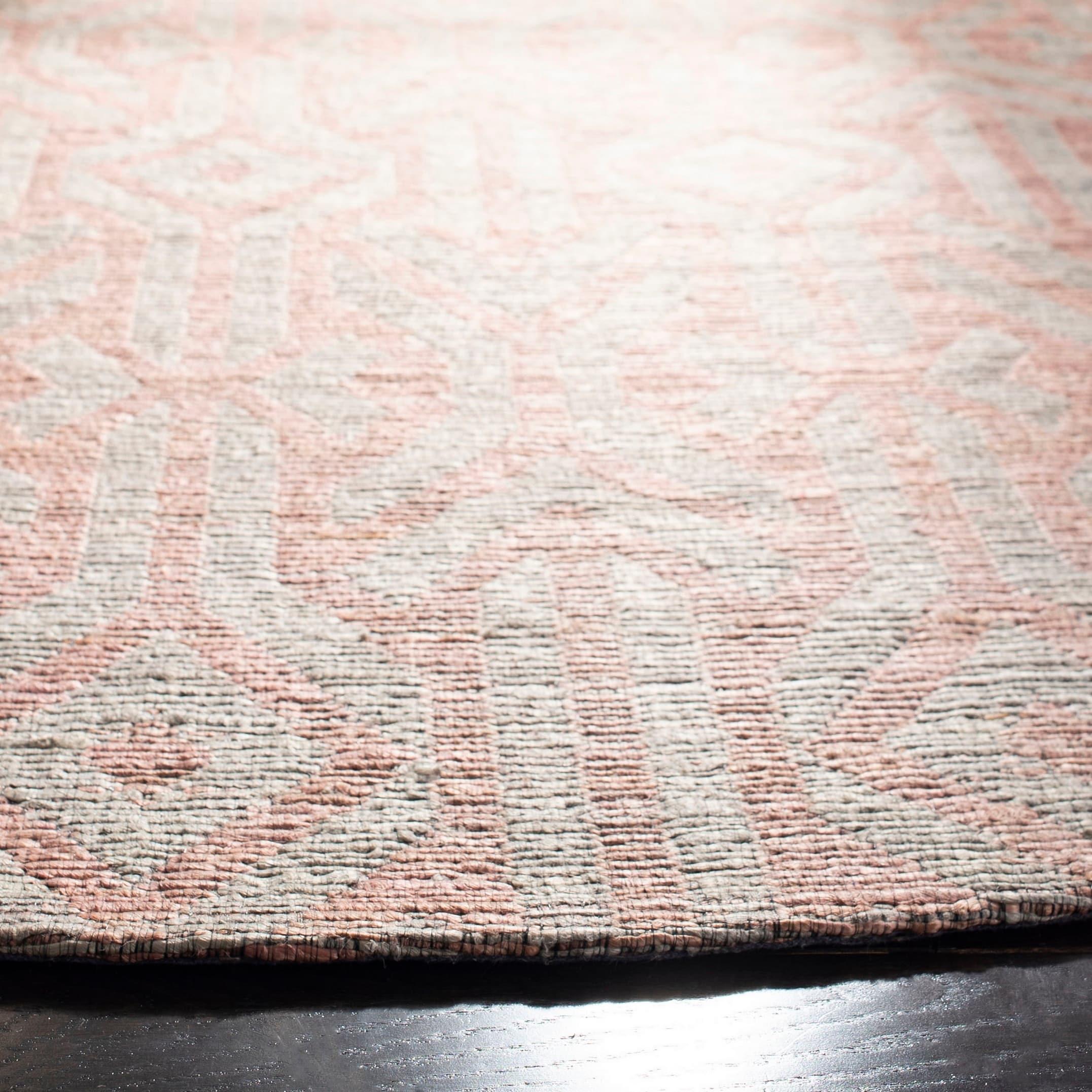 Cape Cod CAP414 Hand Woven Area Rug - Blue/Rust - 5'x8' - Safavieh.