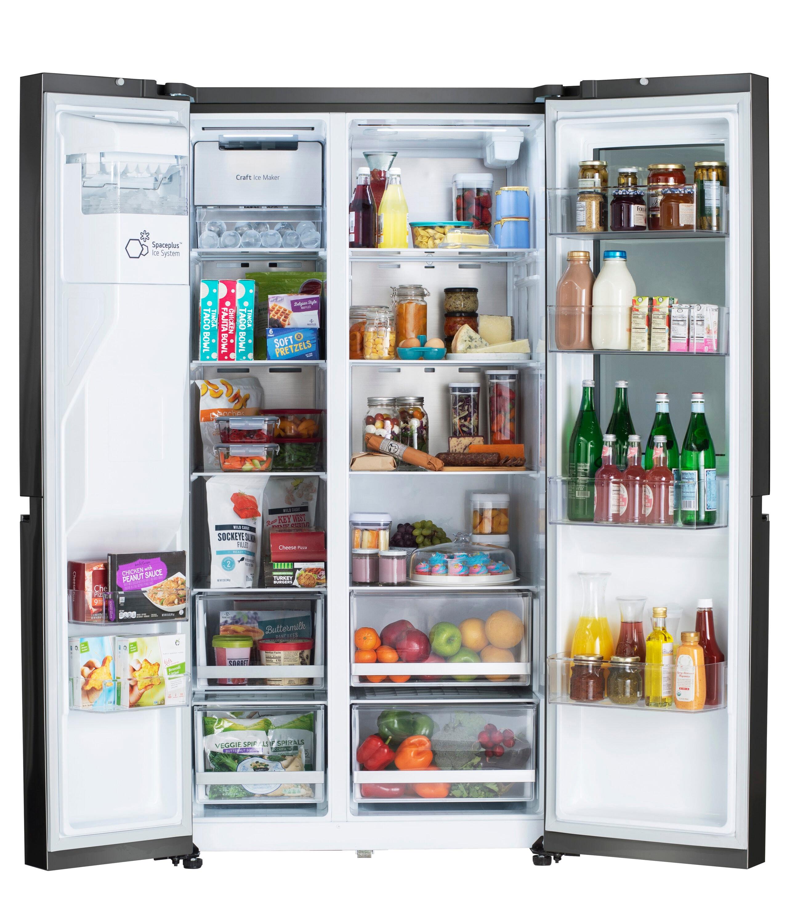 LG LG 27 cu. ft. Side by Side Smart Refrigerator w/ InstaView and Craft Ice