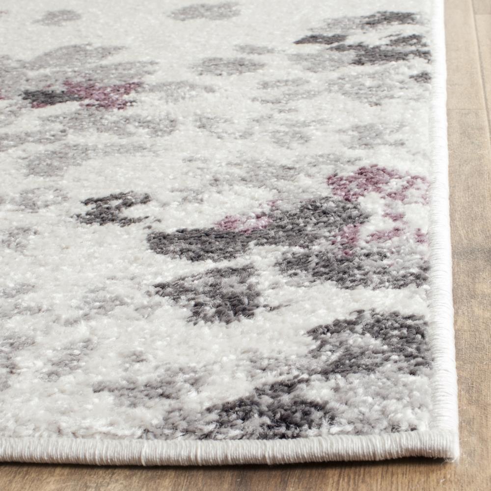 Adirondack ADR115 Machine Made Indoor Area Rug - Ivory/Purple - 6'x9' - Safavieh