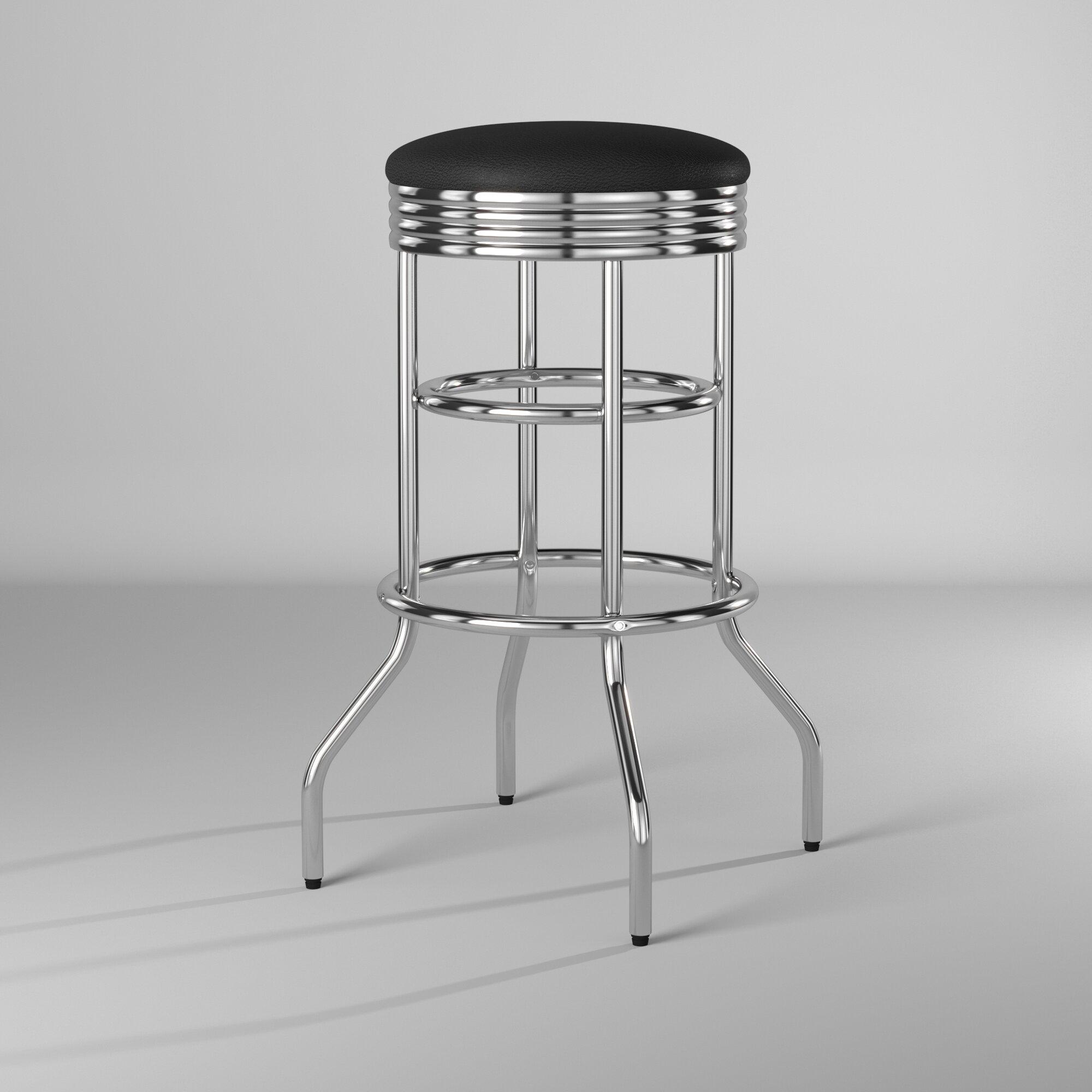 Trinity  30" Swivel Stool, Chrome