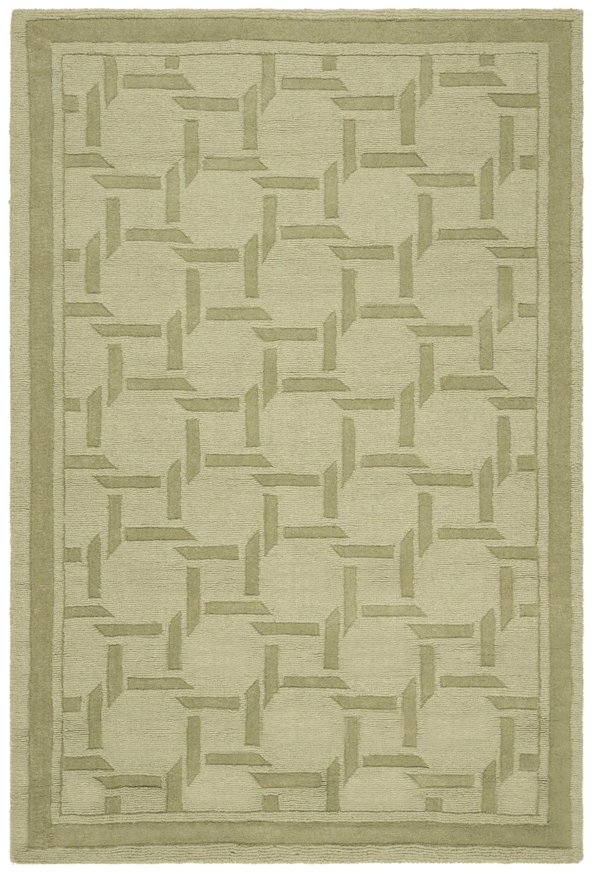 Resort Martha Stewart Hand Tufted Wool Geometric Rug