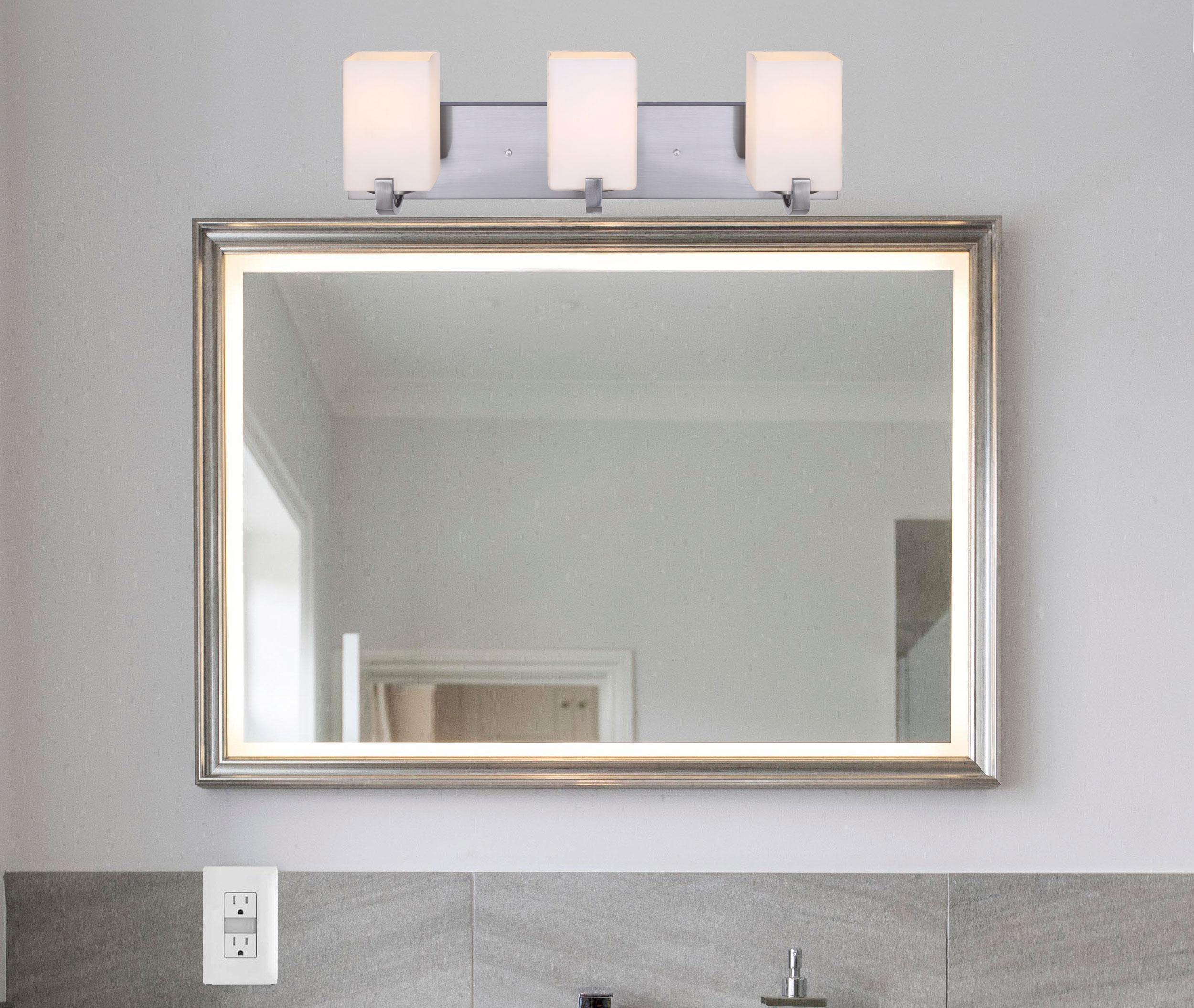 Palmer 3-Light Brushed Nickel Bath Light