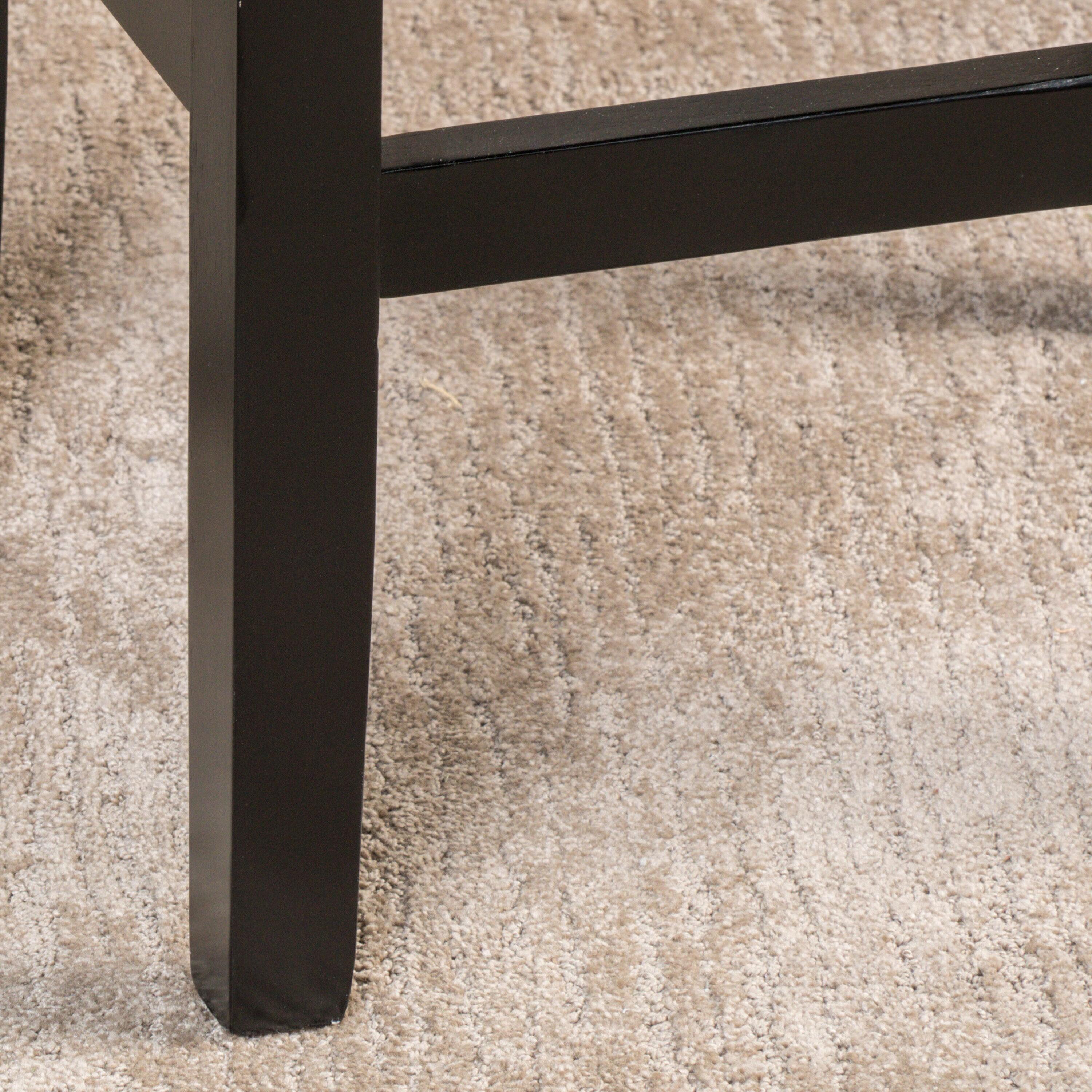 Christopher Knight Home Set of 2 Portman Backless Counter Height Barstools Brown: Upholstered, Wood Frame, 26" Seat Height