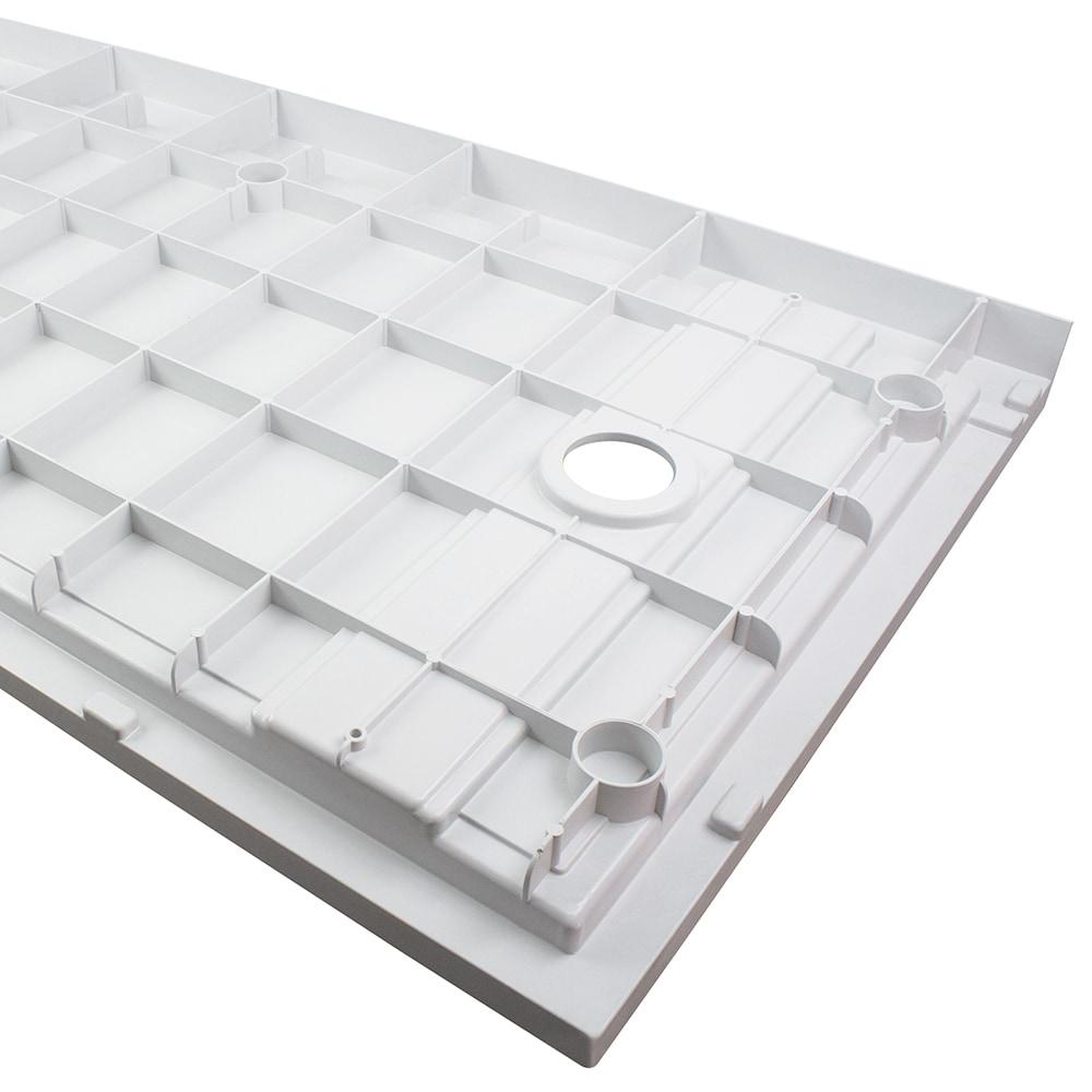 Transolid FLU6032L-31 60'' W 32'' D Rectangular Single Shower Base