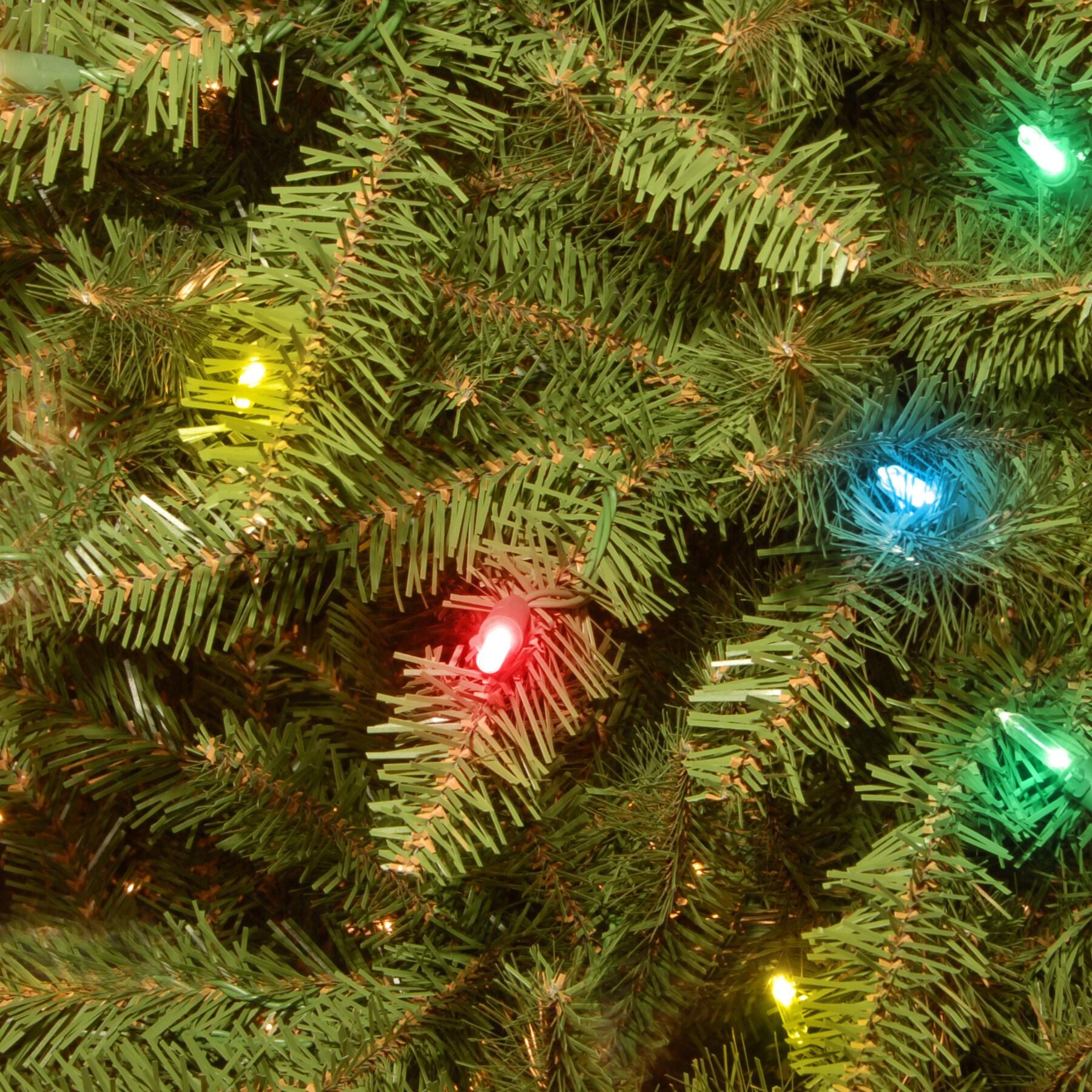 The Holiday Aisle® Dunhill Fir Tree with Multicolor Lights