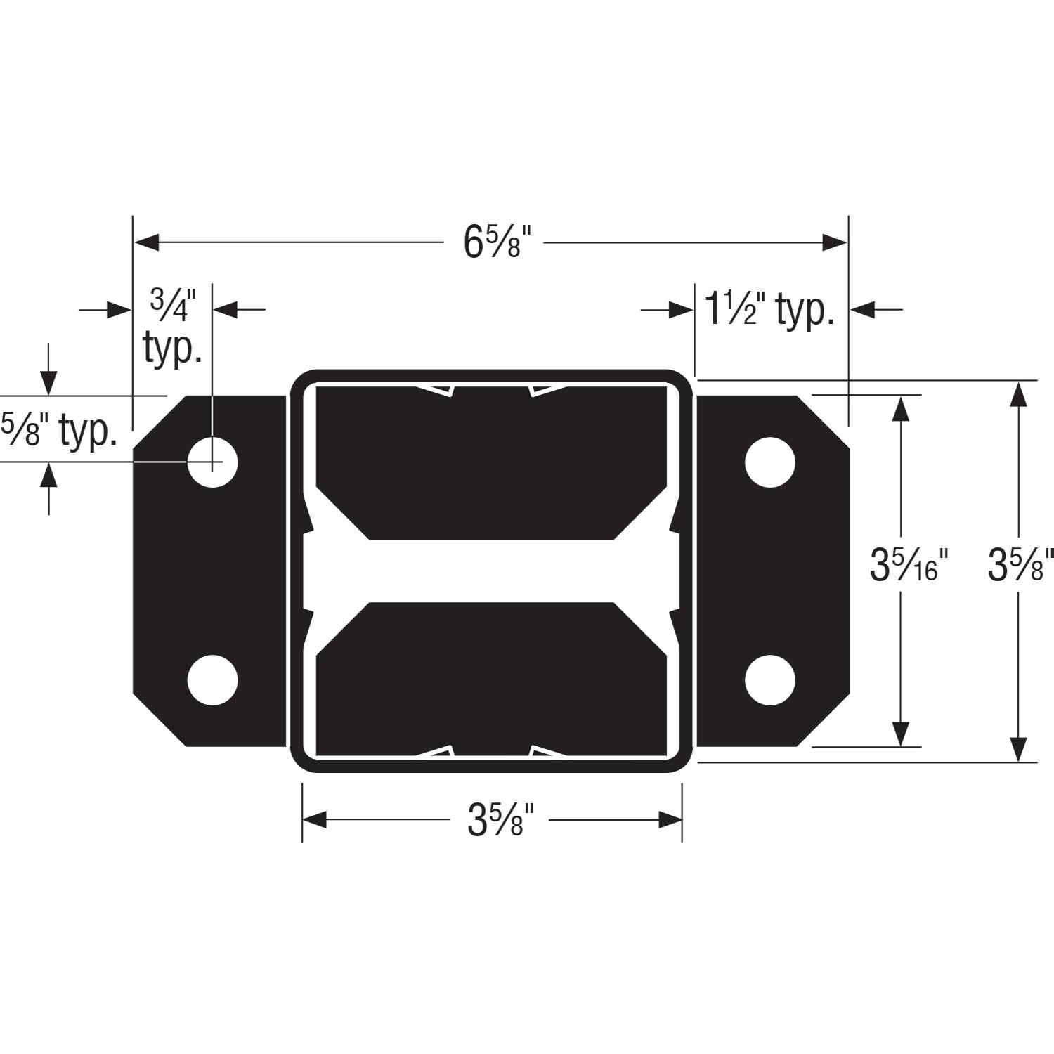 Simpson Strong-Tie 12 Gauge 4 X 4 Powder Coated Black E-Z Post Base