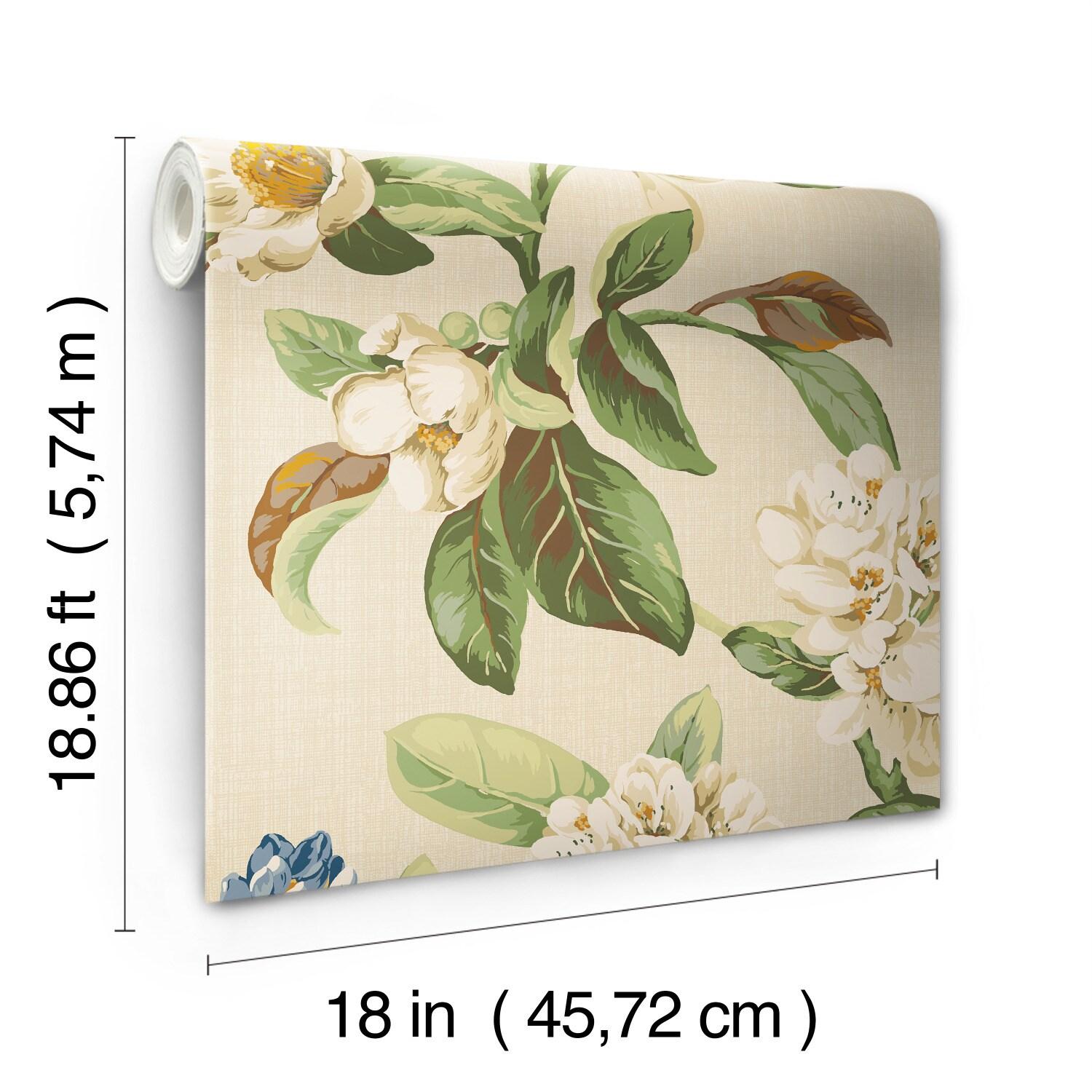 Waverly Peel & Stick Floral Roll