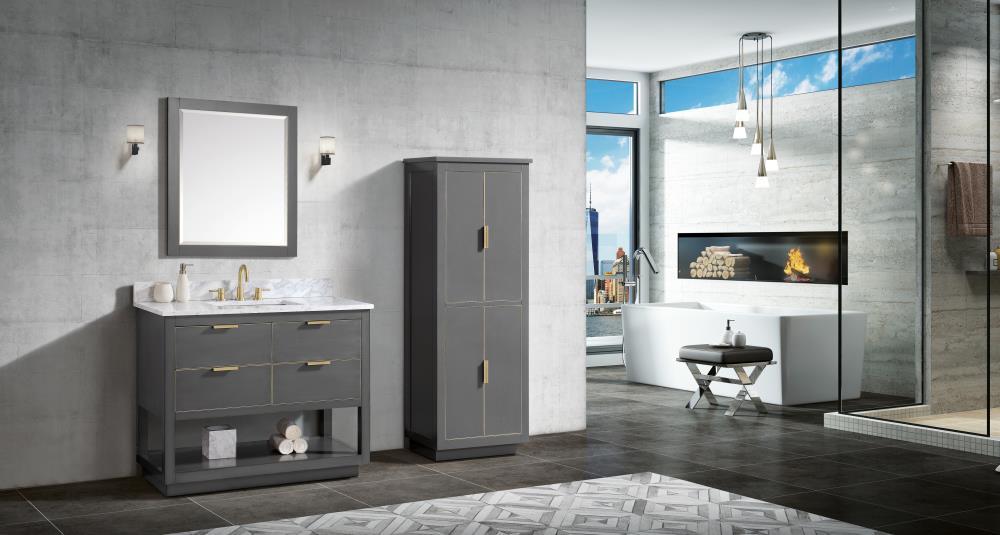 Avanity Allie-V42 Allie 42" Single Free Standing Wood Vanity Cabinet Only - Gold