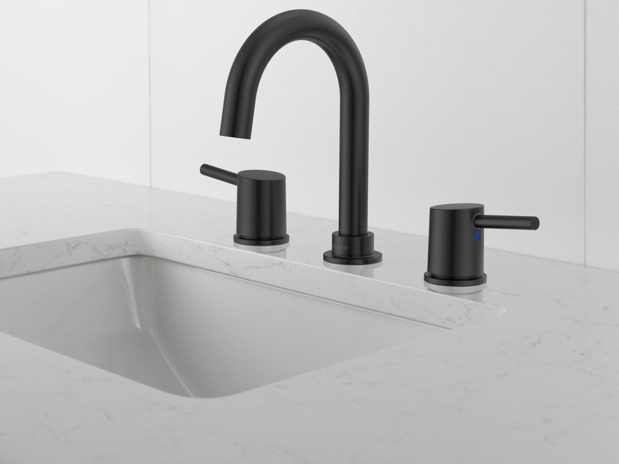 Precept Widespread 2-handle Bathroom Faucet with Drain Assembly