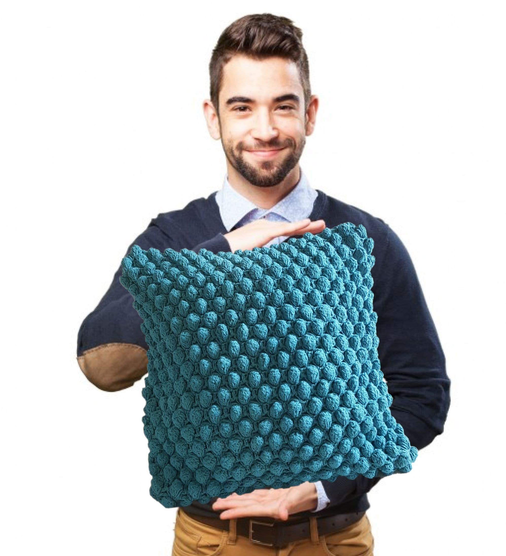 Saro Camargue Collection Cotton Throw Pillow