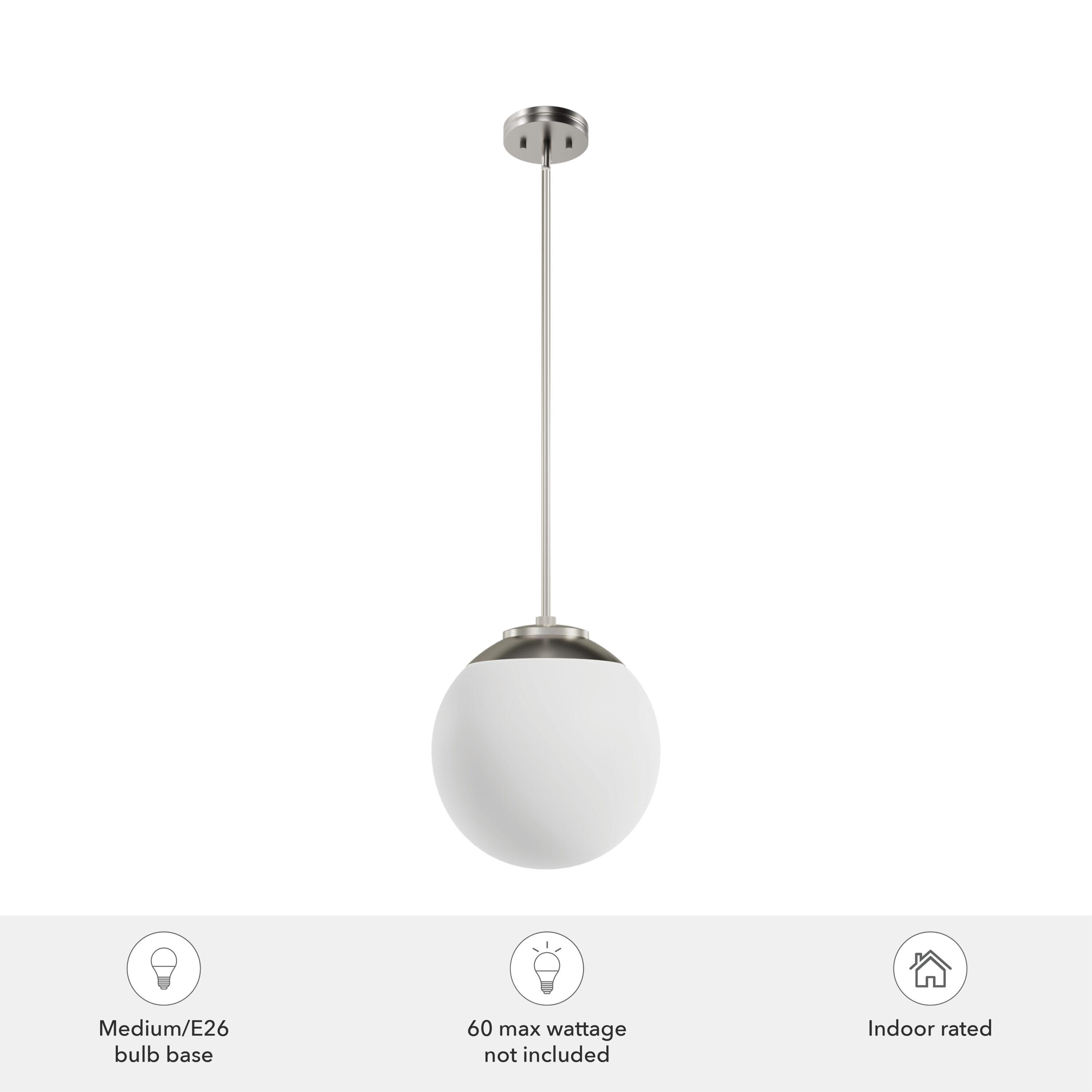 Hunter Fan Hepburn 1 - Light Sphere Globe Pendant