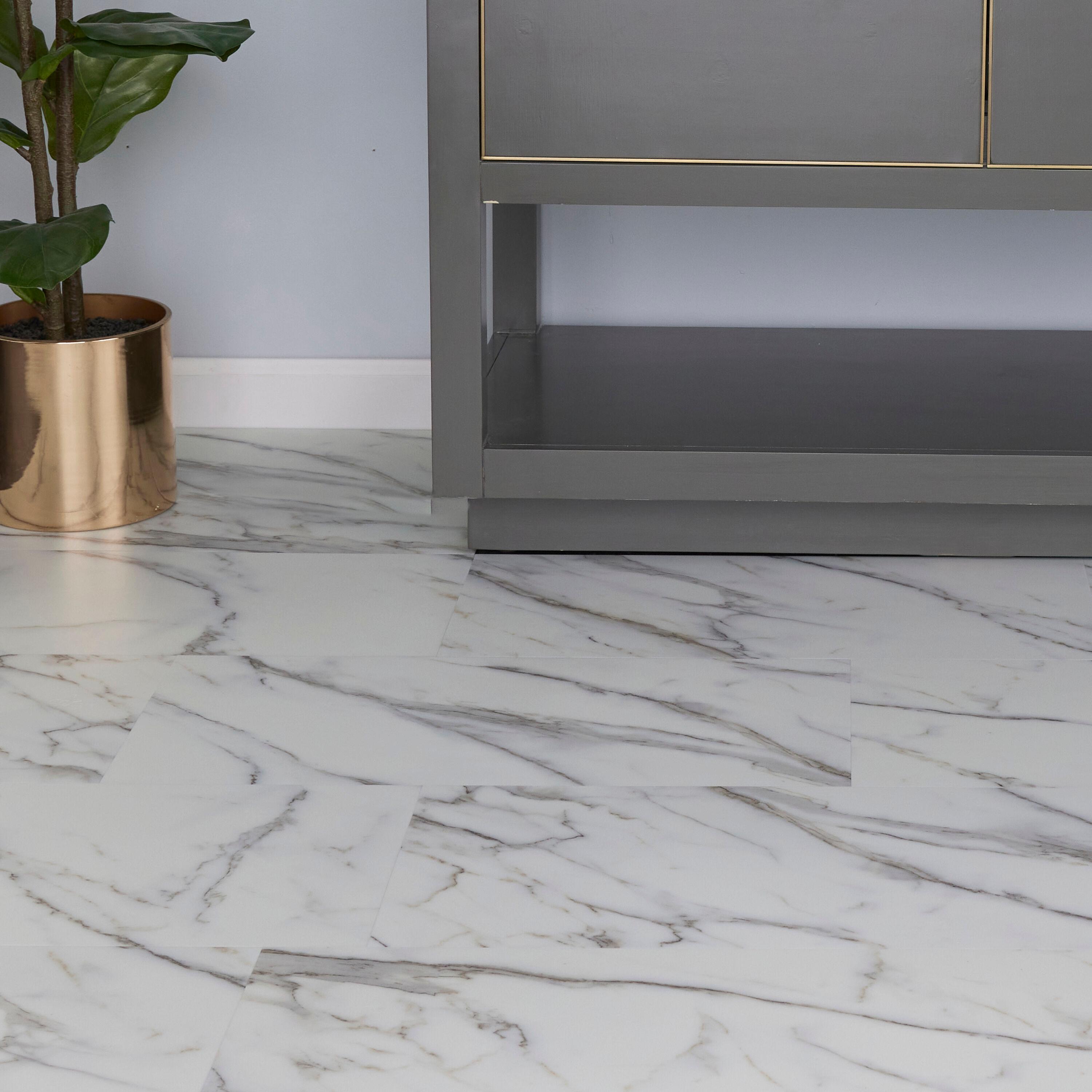 GlueCore Classic 22mil x 12" W x 24" L Glue Down Vinyl Tile Flooring