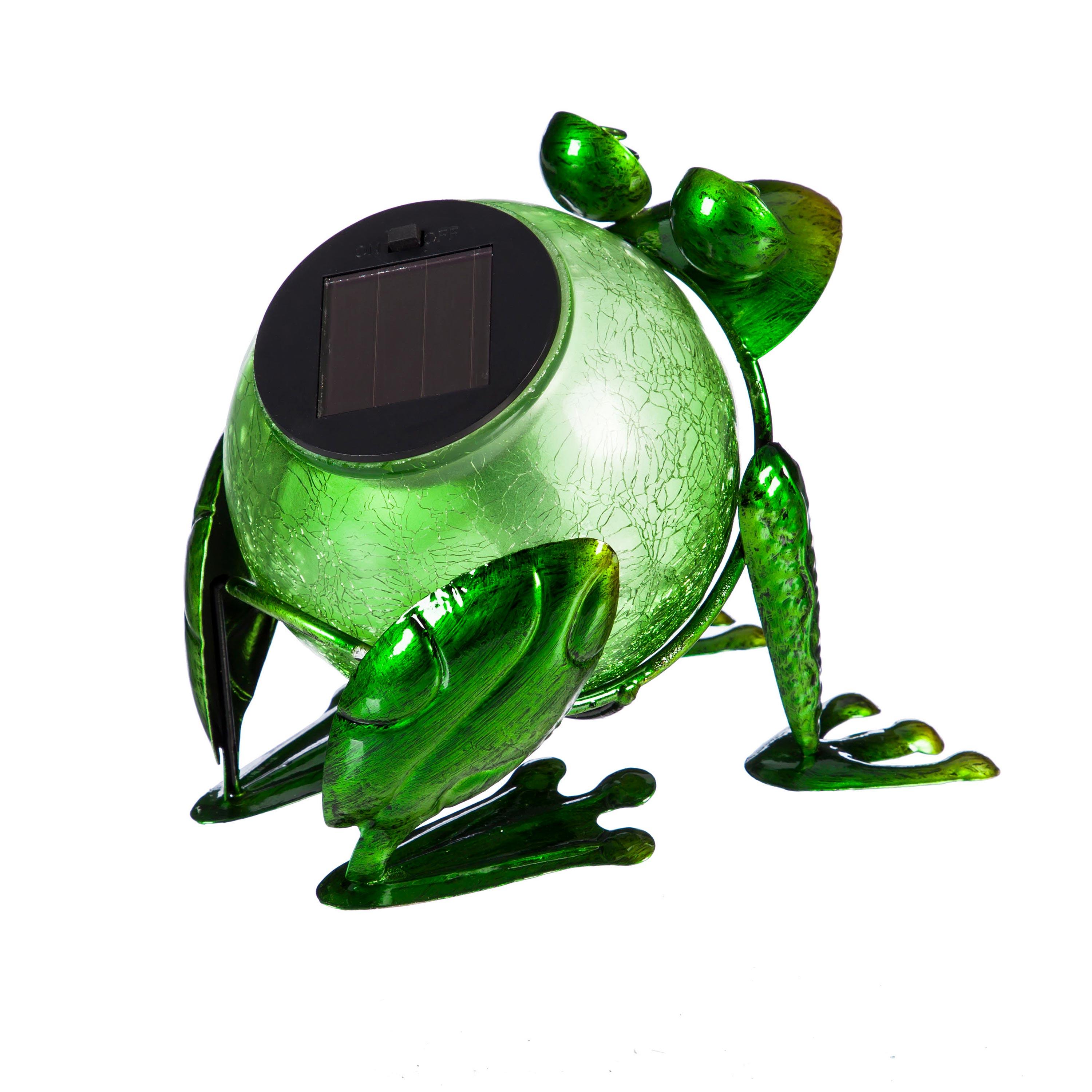 Evergreen Solar Frog Statuary