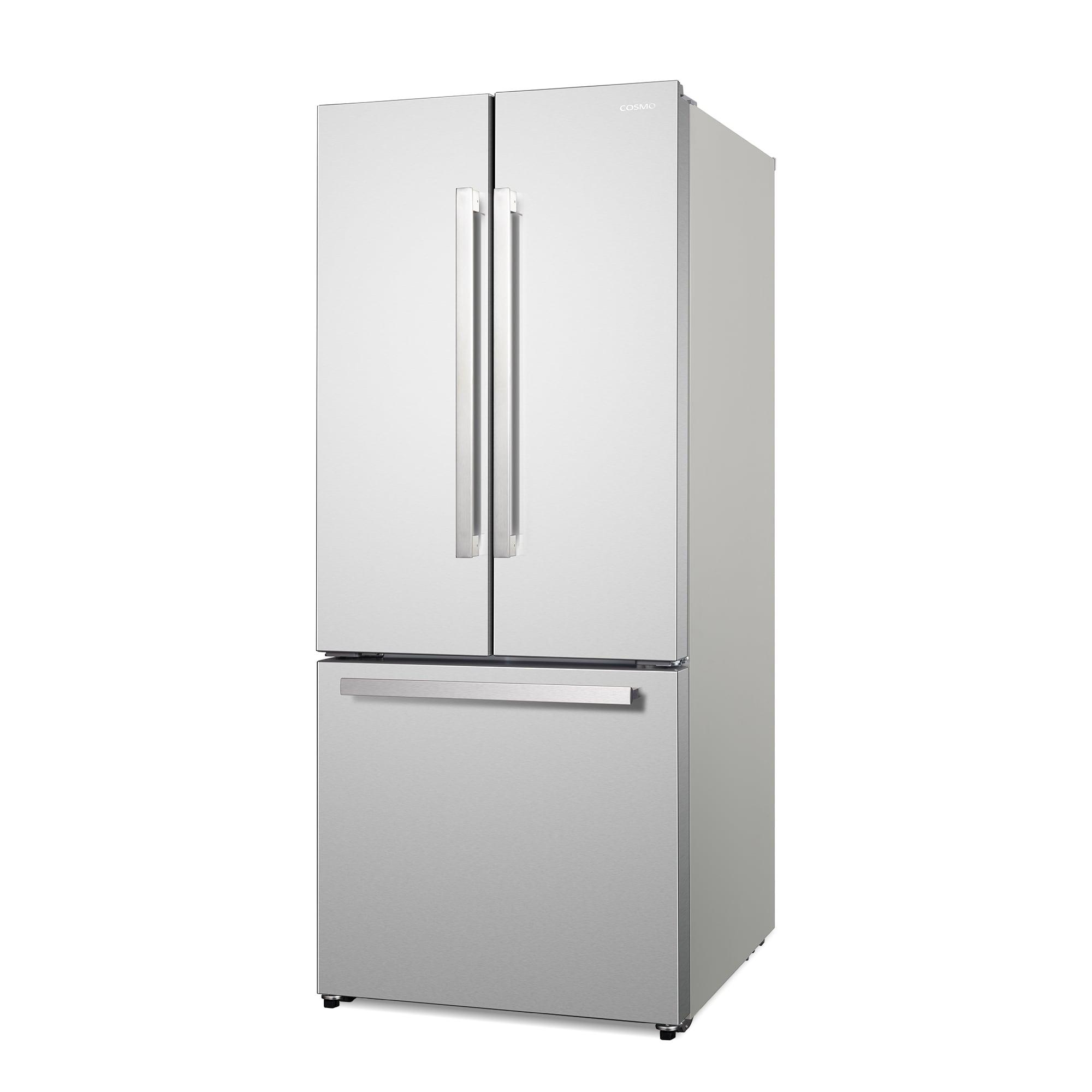 30 in. 17.5 cu. ft. Counter Depth 3-Door French Door Refrigerator with Freezer Drawer in Fingerprint Resistant Stainless Steel