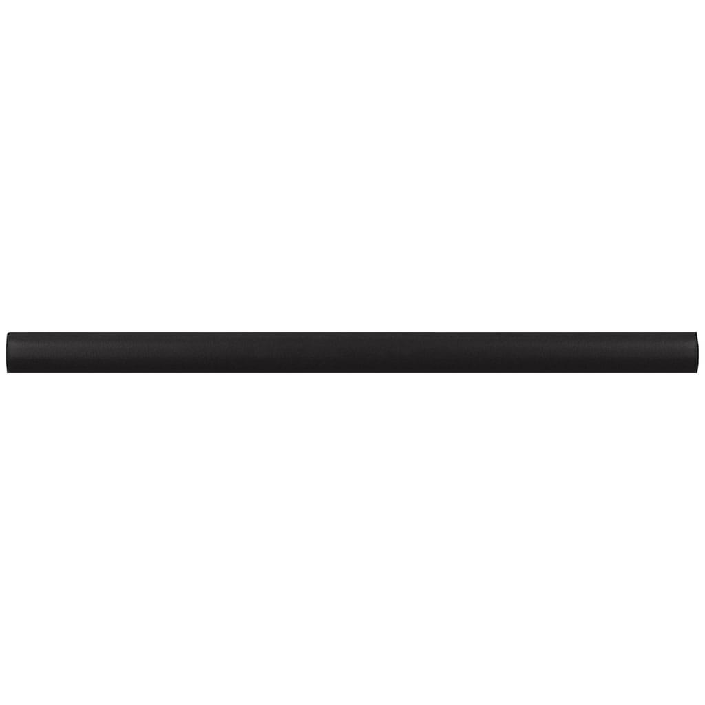 Arte 0.47 in. x 7.87 in. Matte Black Ceramic Pencil Tile Trims (0.3 sq. ft./case) (10-pack)