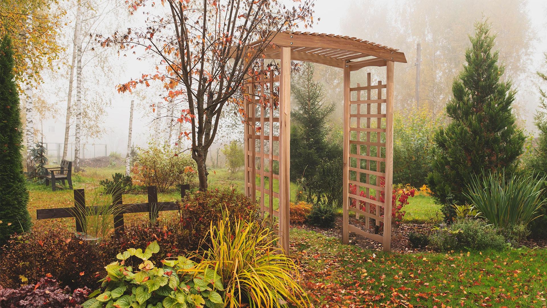 All Things Cedar GA87 Garden Arbor - 60L x 25W x 86H