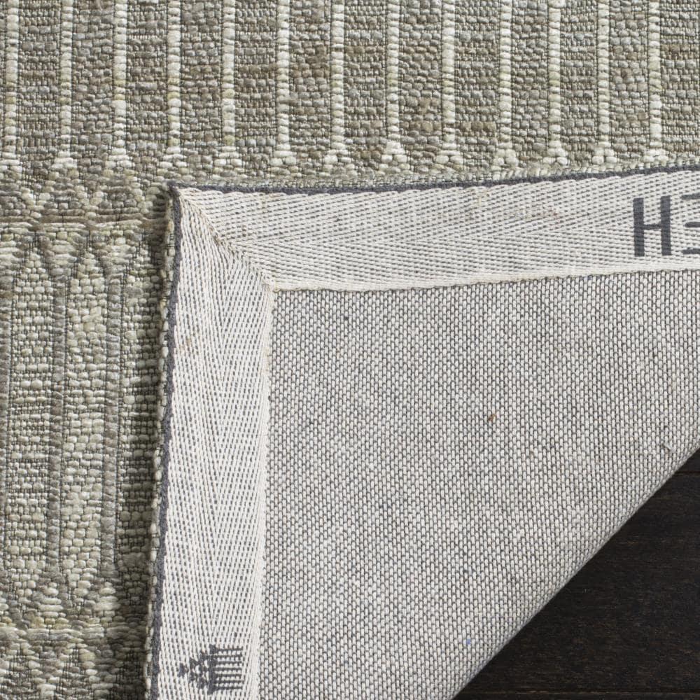 Marbella MRB124 Hand Loomed Indoor Area Rug - Camel/Grey - 5'x8' - Safavieh