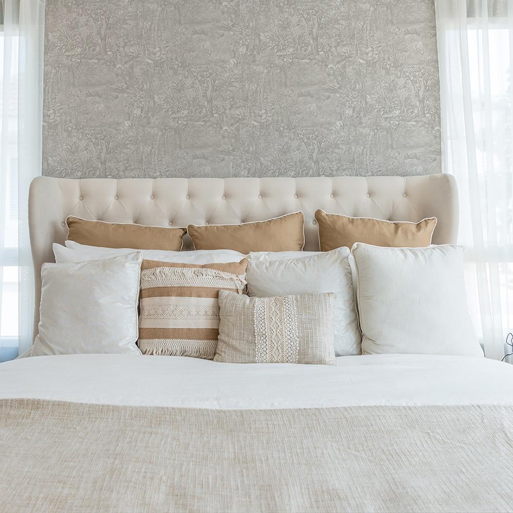 Tempaper & Co. Jungle Toile Removable Peel and Stick Wallpaper, Countryside Gray Toile, 56 sq. ft.: Vinyl Self-Adhesive Botanical Design