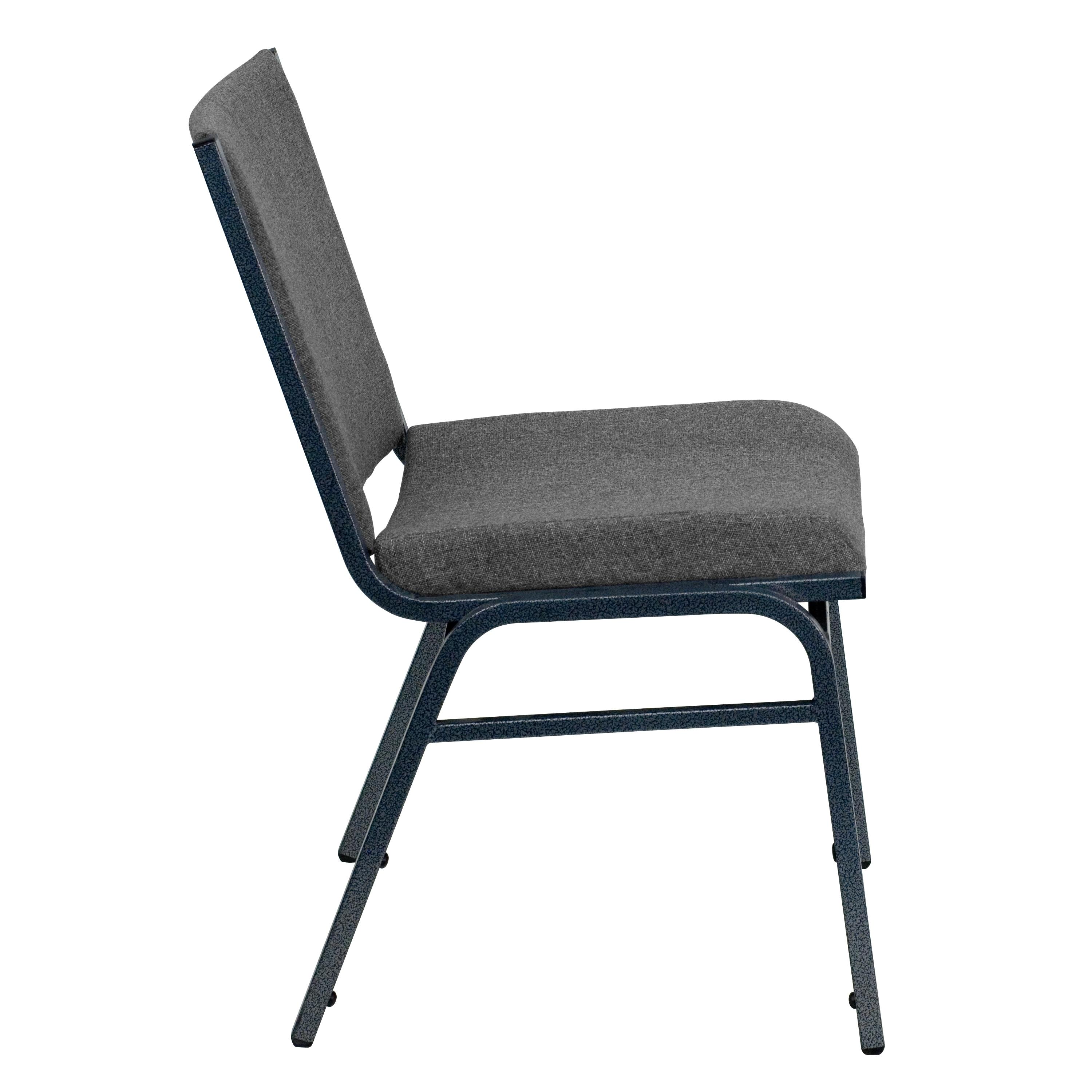 Flash Furniture HERCULES Series Heavy Duty Gray Fabric Stack Chair