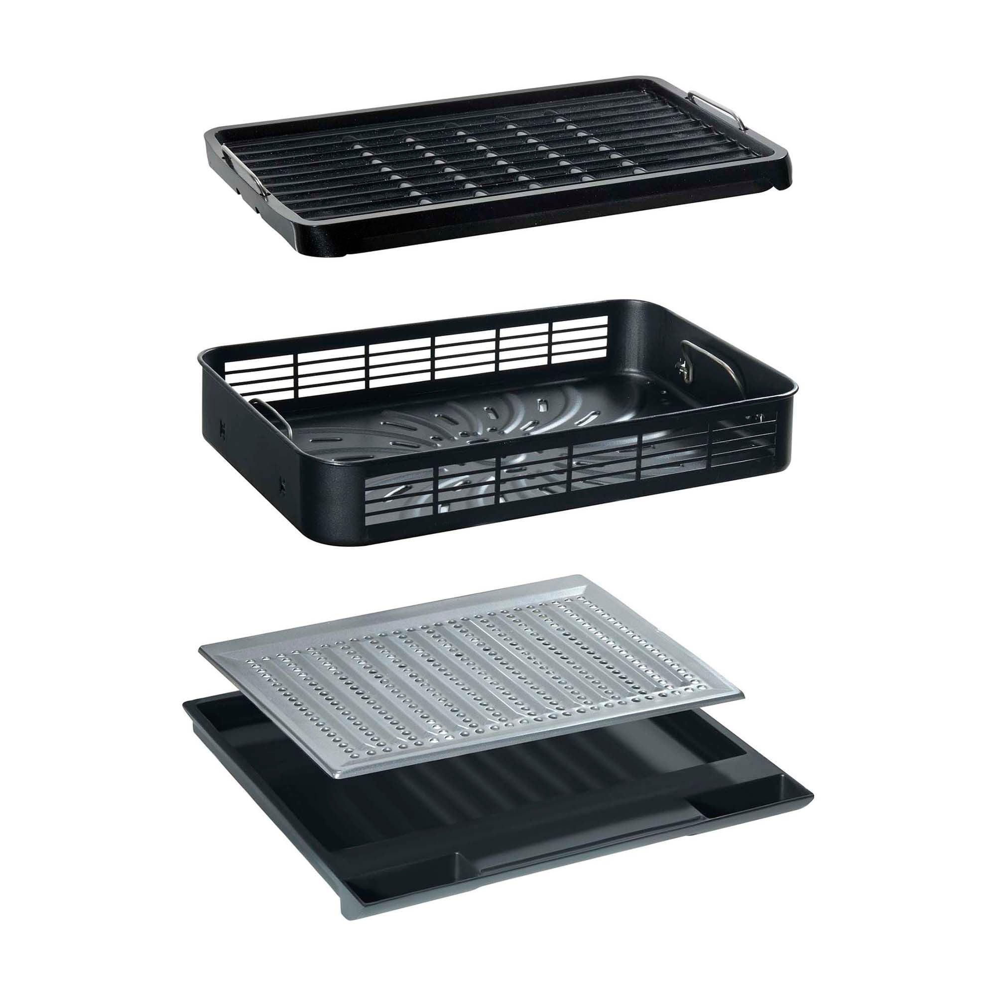 Gourmia Gourmia 6?Qt Smokeless Indoor Grill & Air Fryer FoodStation with Smoke Extracting Technology