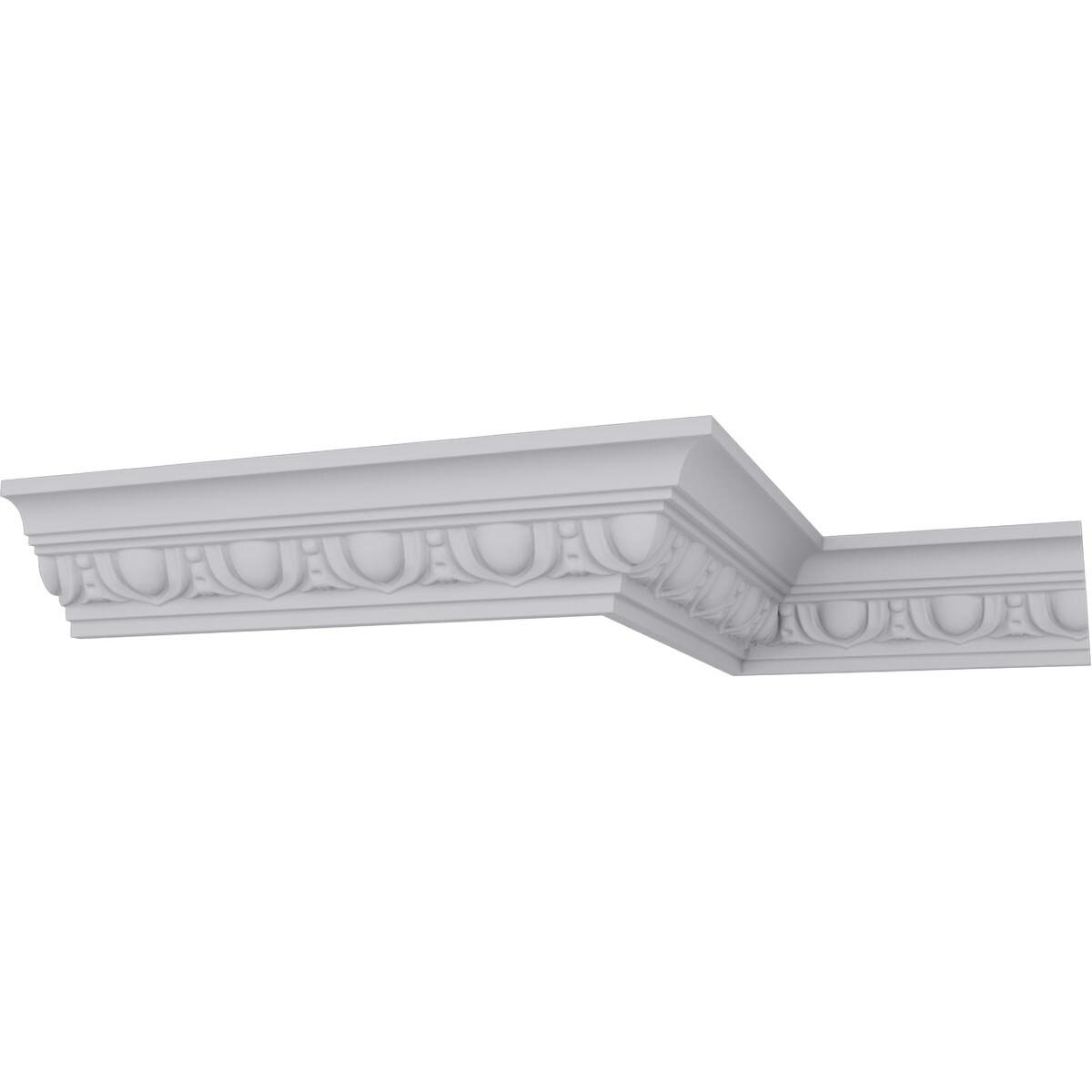 2 1/8"H x 2 1/8"P x 3"F x 94 1/2"L Egg & Dart Crown Moulding