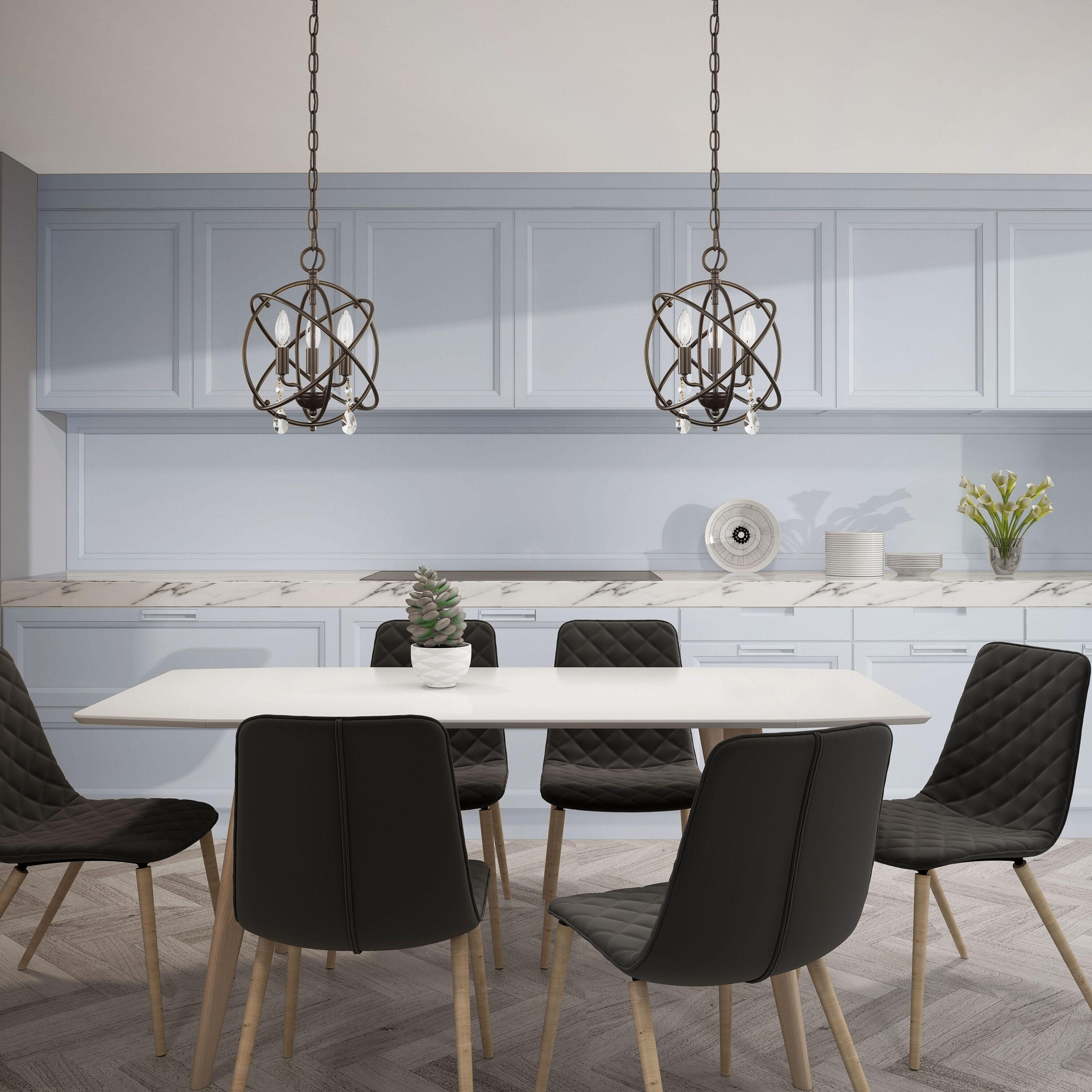 Livex Lighting Aria 3 - Light Chandelier in  English Bronze