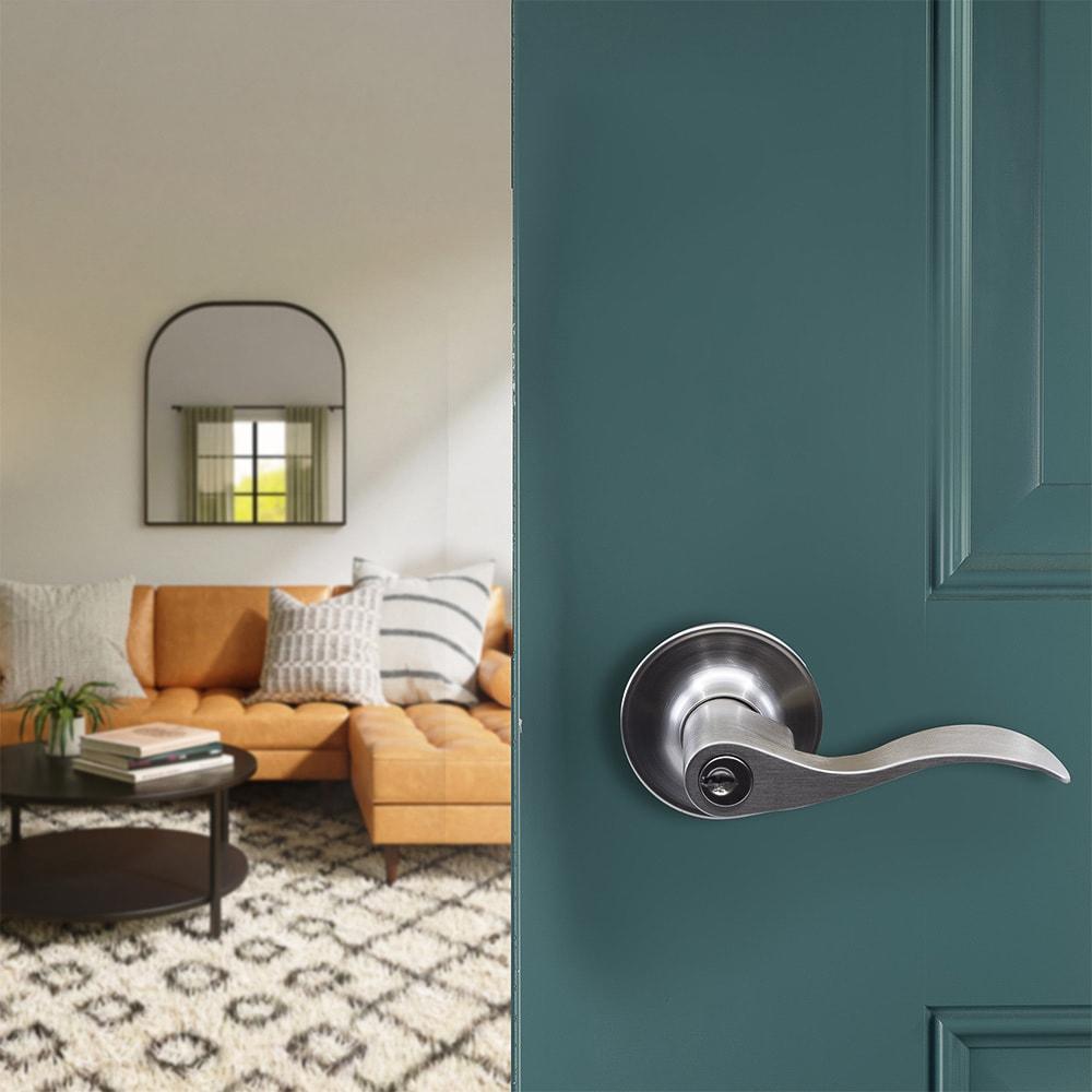 Delaney Hardware Bennett Exterior Lever With Deadbolt Reversible Entry Set