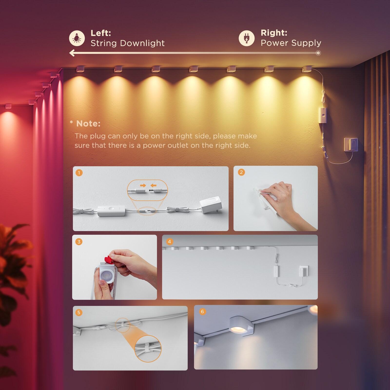 Govee 16.4' RGBIC String Downlights