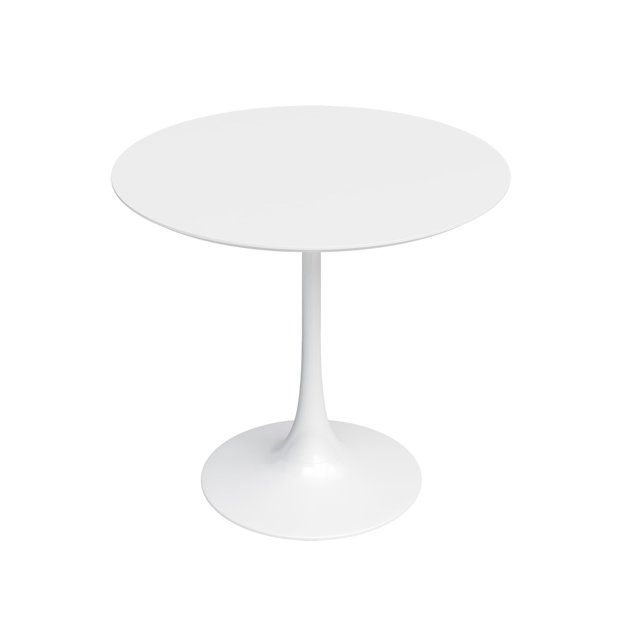 31.5" Kurv Cafe Dining Table White - Jamesdar: Chic, Modern, Space-Saving Design