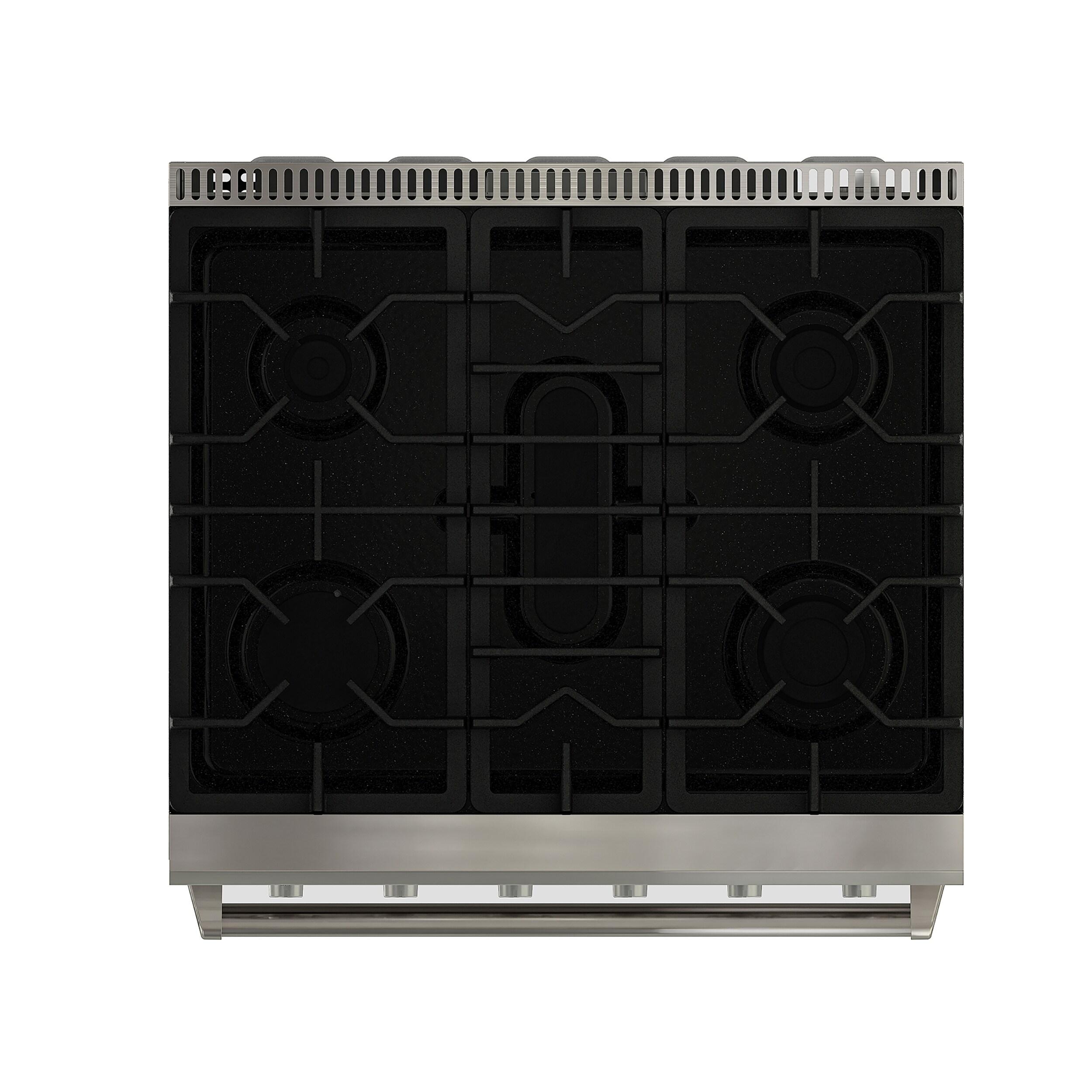 CASAINC CASAINC 30" 4.55 Cubic Feet Smart Natural Gas Freestanding Convection Range CA-HXJ300R