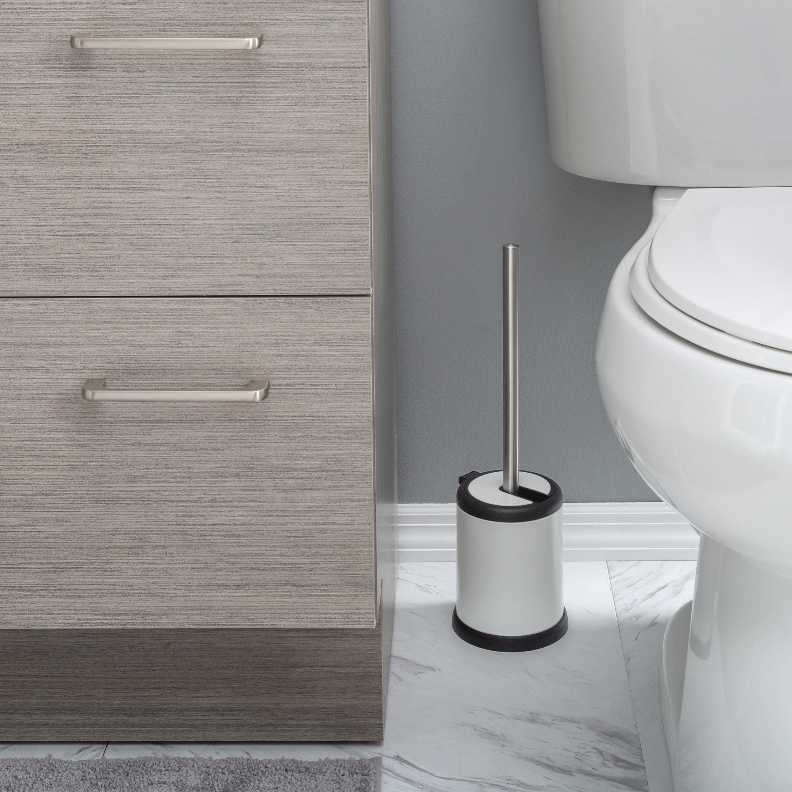 Bath Bliss Metal Toilet Brush And Holder